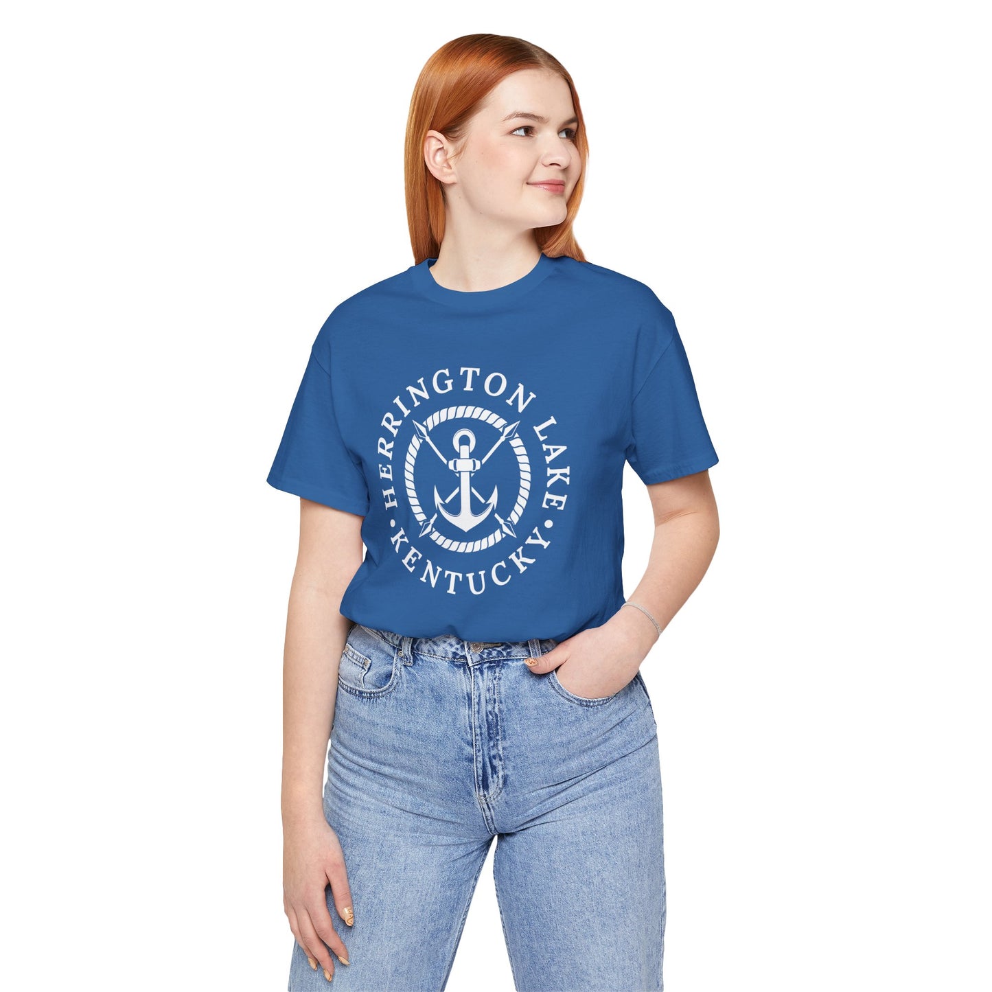 Herrington Lake Nautical Collection Anchor Jersey Knit Tee