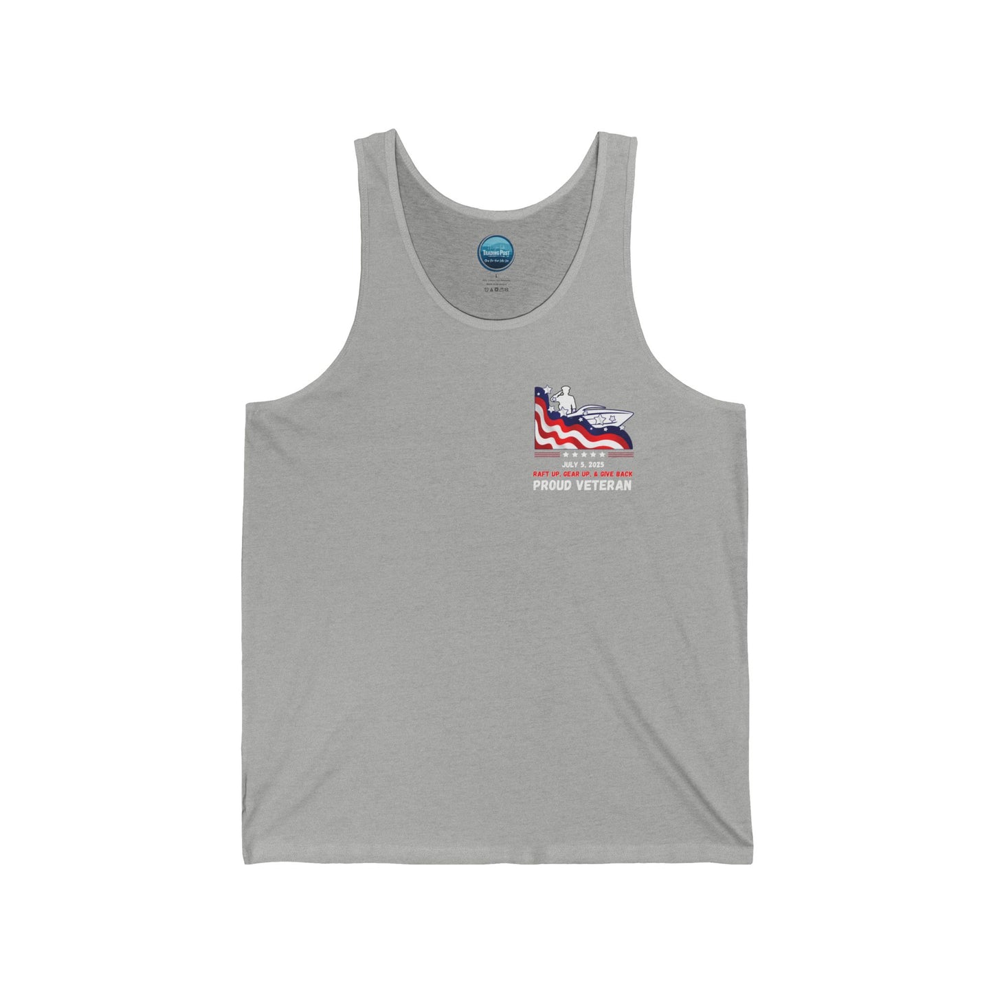 VETERANS 2025 Rogers Raft-Up Unisex Jersey Knit Cotton Tank