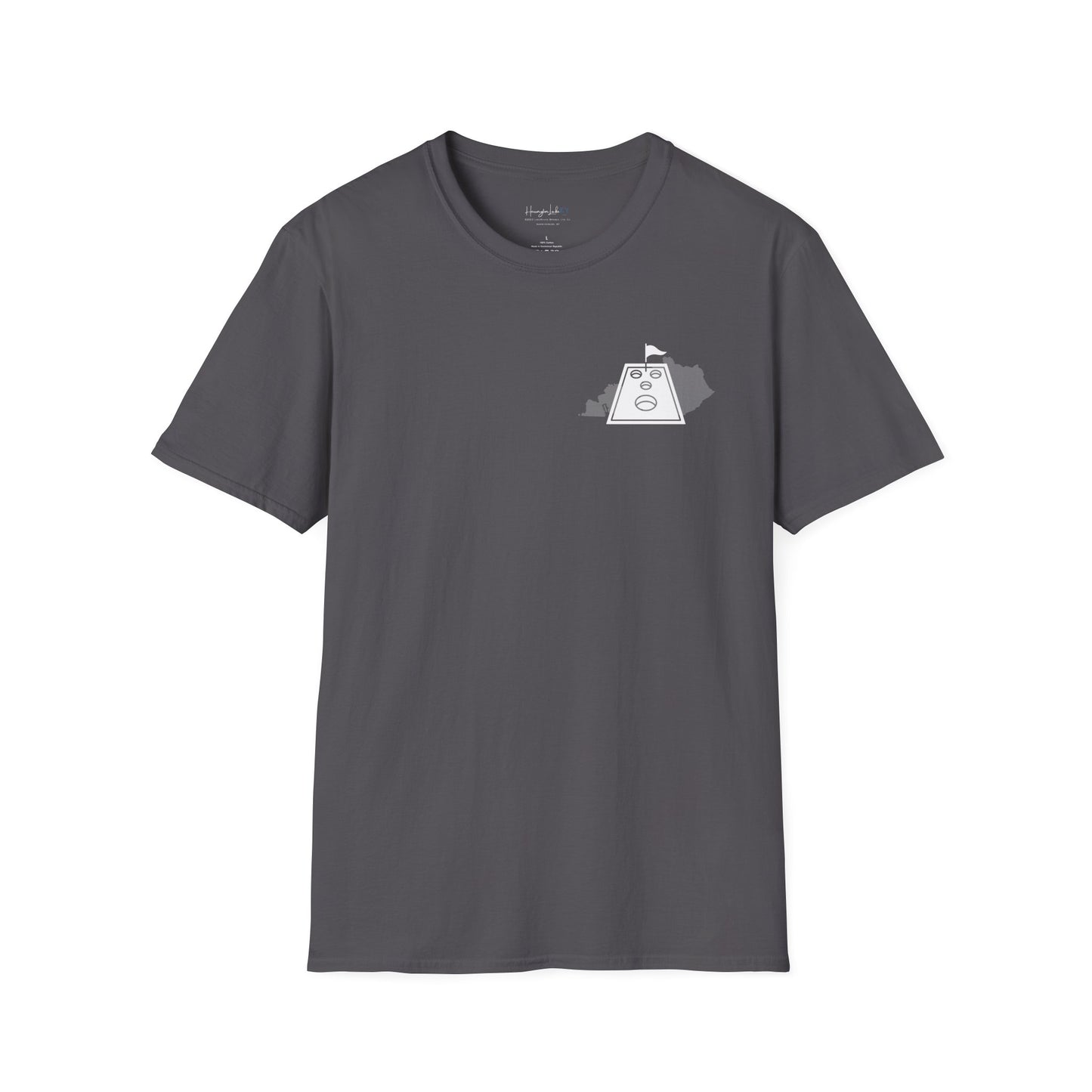 HLKY Cornhole Club Soft Ringspun Cotton Double-Sided Tee