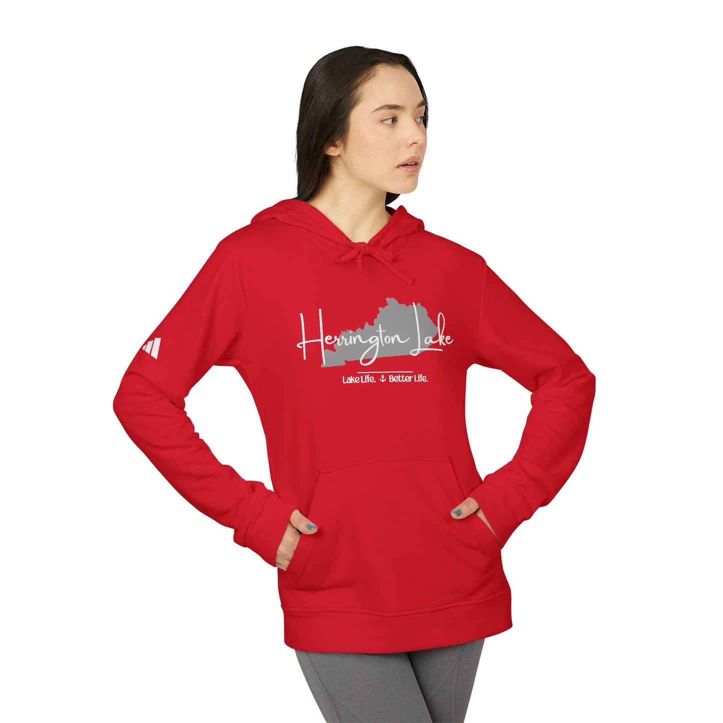 Herrington Lake Signature Collection adidas® Unisex Fleece Hoodie