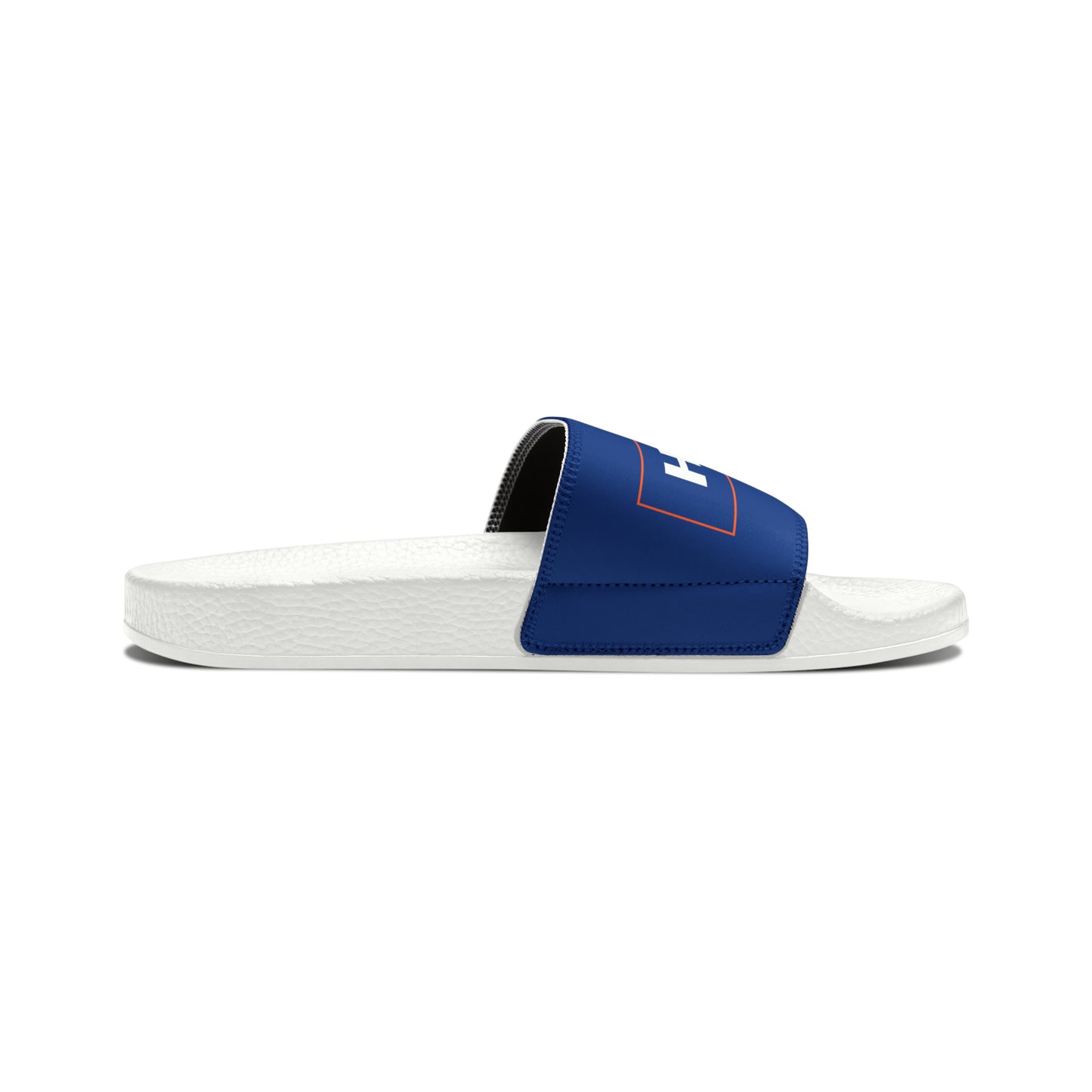 Women's HLKY Logo Slide Sandals, Dark Blue