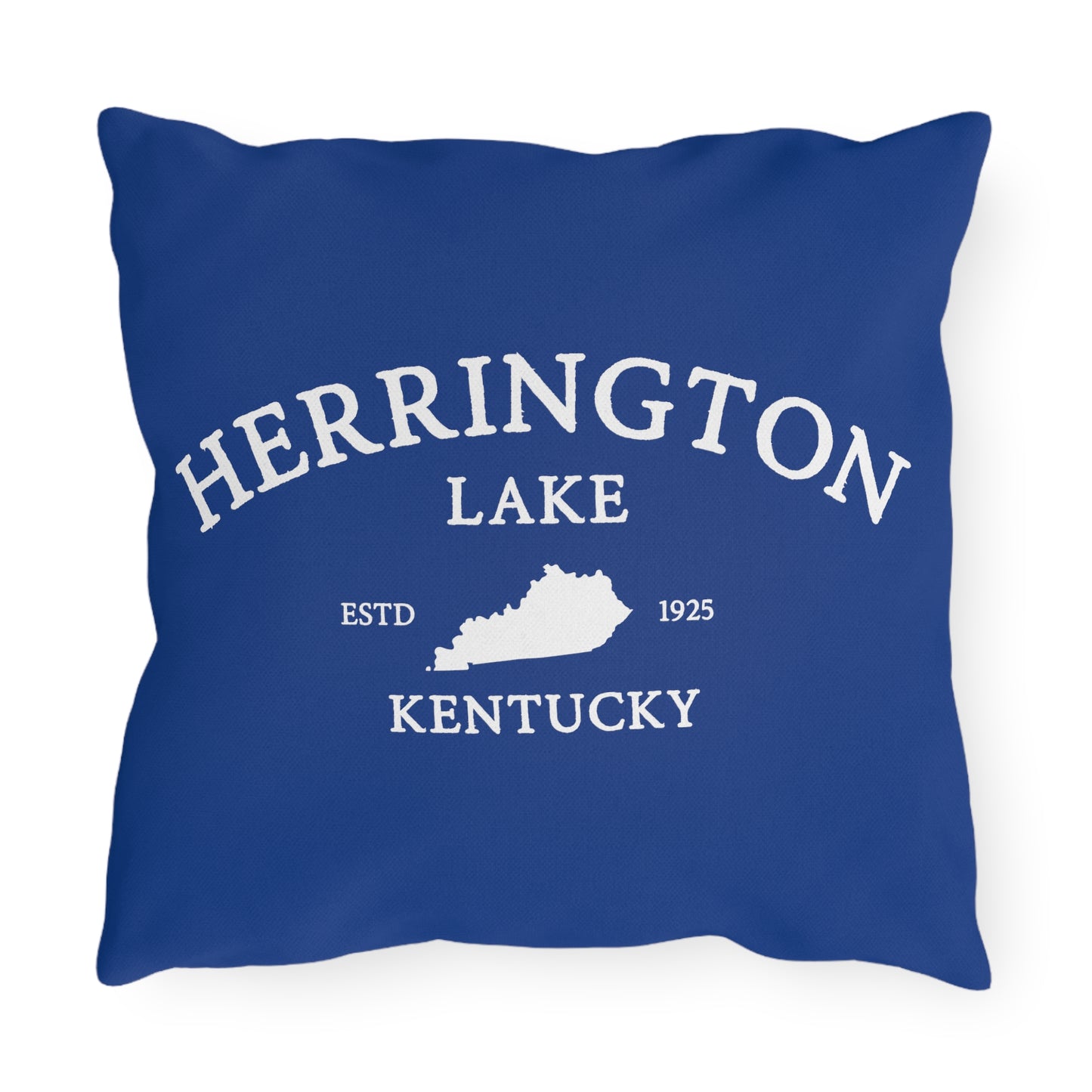 "Simply Herrington" Outdoor Pillows (Blue)