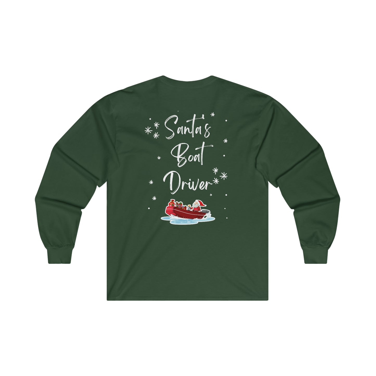 Santa's Boat Driver Ultra Cotton Long Sleeve Tee