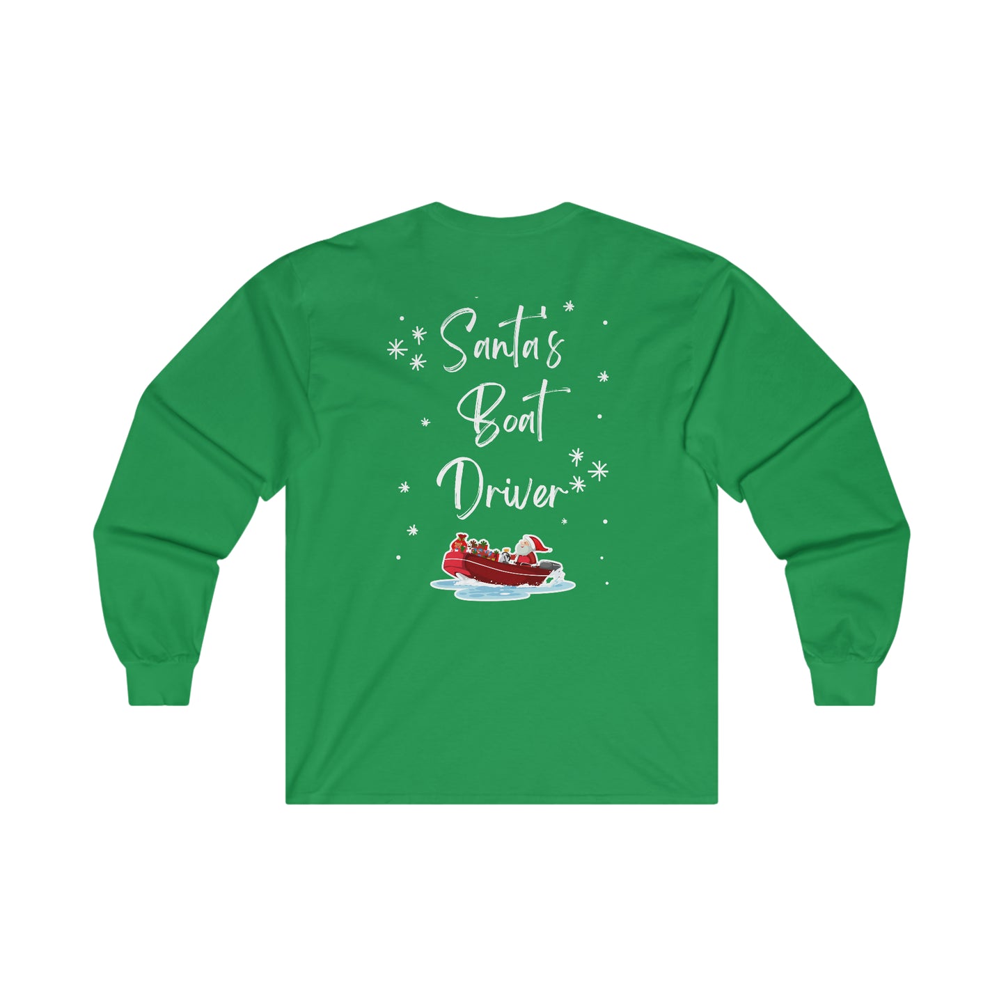 Santa's Boat Driver Ultra Cotton Long Sleeve Tee