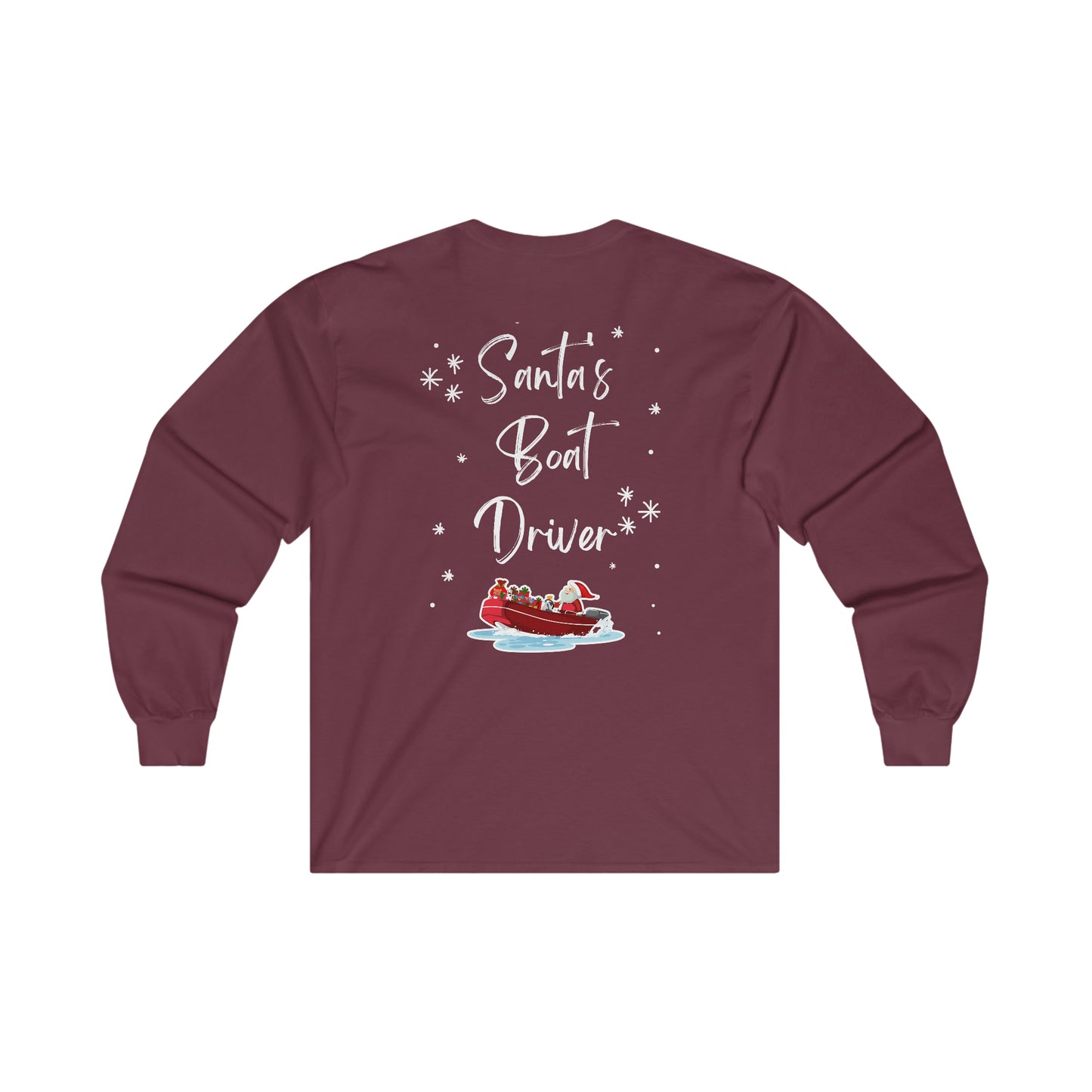 Santa's Boat Driver Ultra Cotton Long Sleeve Tee