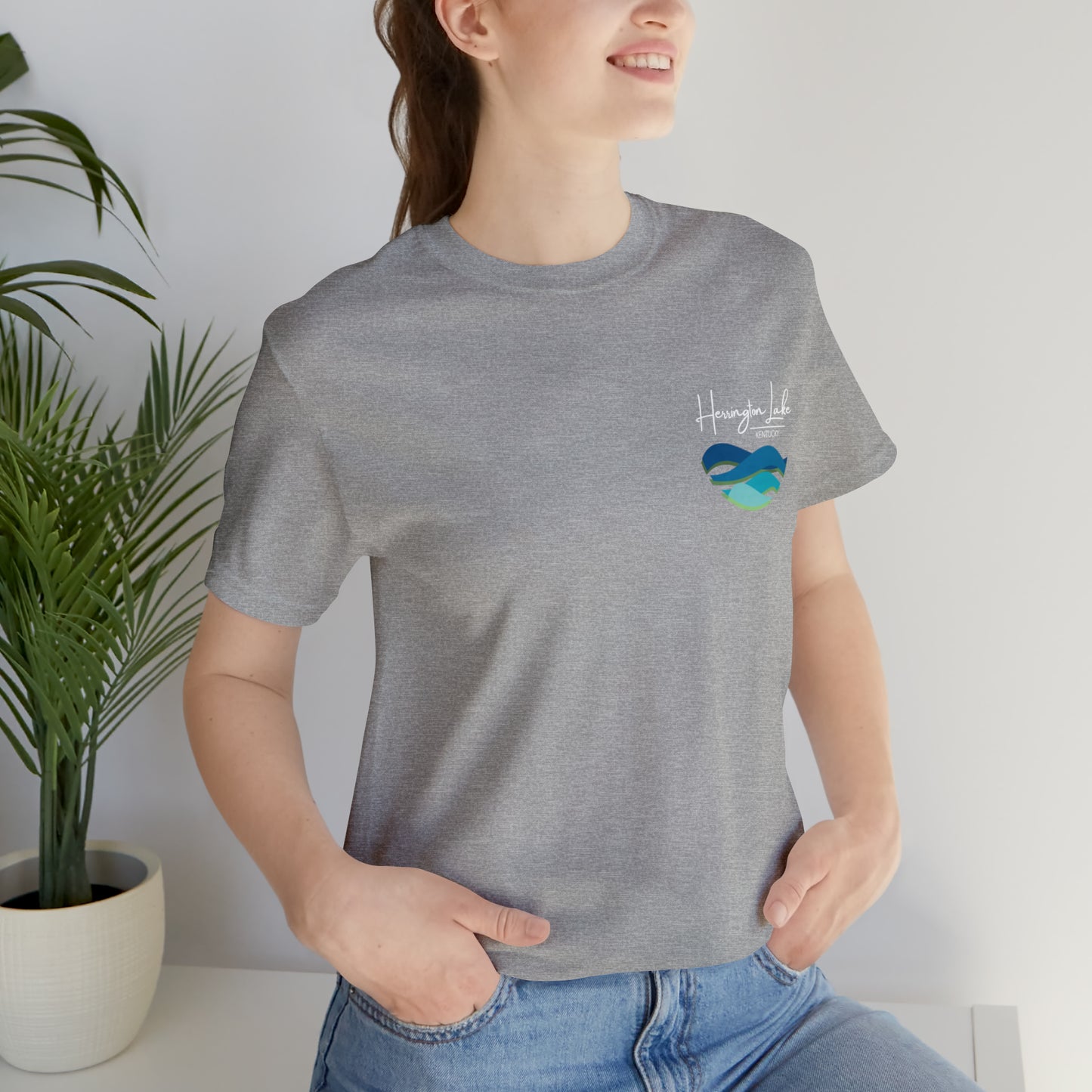 HerringtonLakeKY.com Logo Double-Sided Jersey Knit Tee