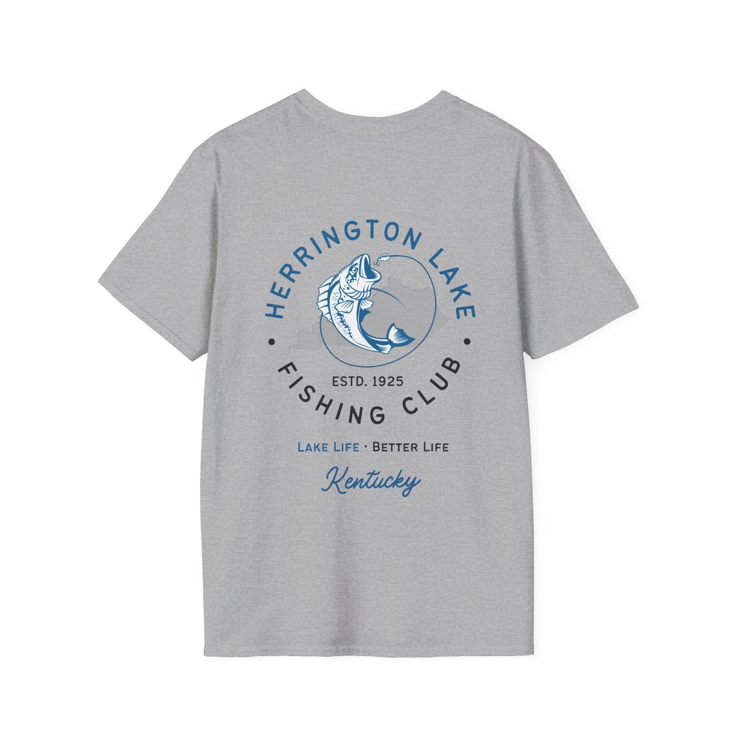 HLKY Fishing Club Soft Ringspun Cotton Double-Sided Tee