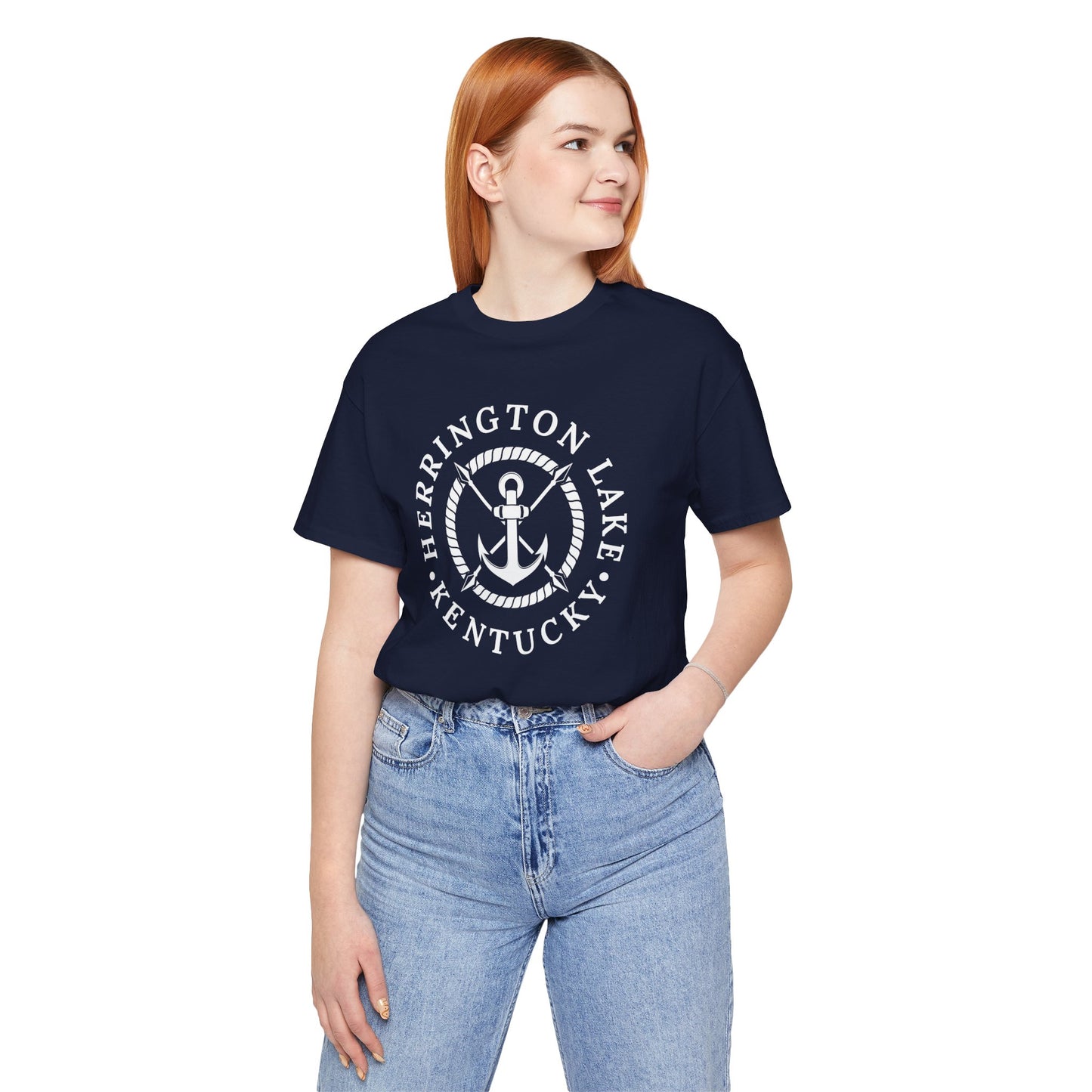 Herrington Lake Nautical Collection Anchor Jersey Knit Tee