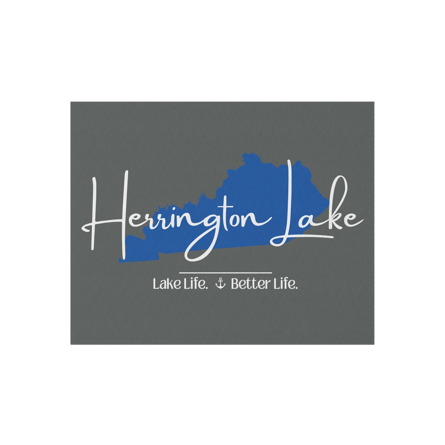 Herrington Lake Signature Outdoor Rug (Dark Grey)