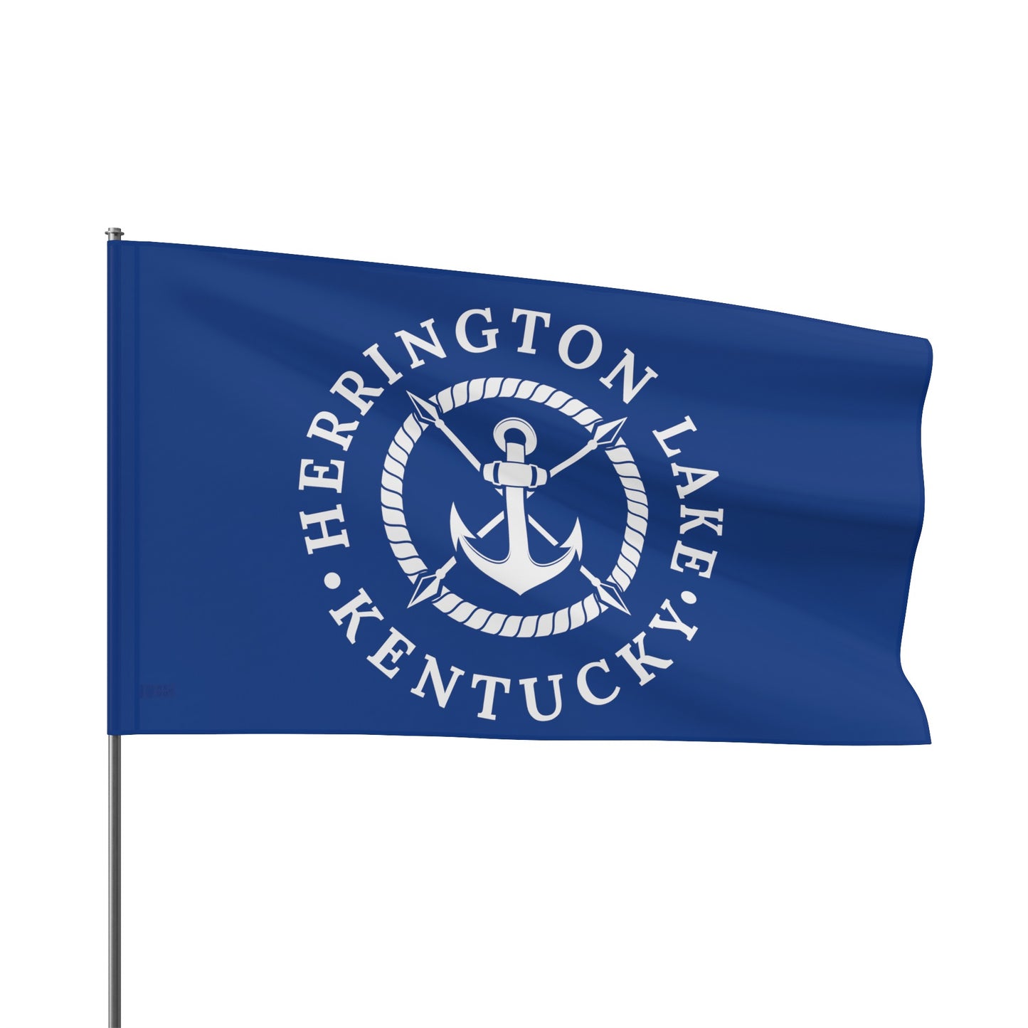 Herrington Lake Nautical Collection Flag - Blue