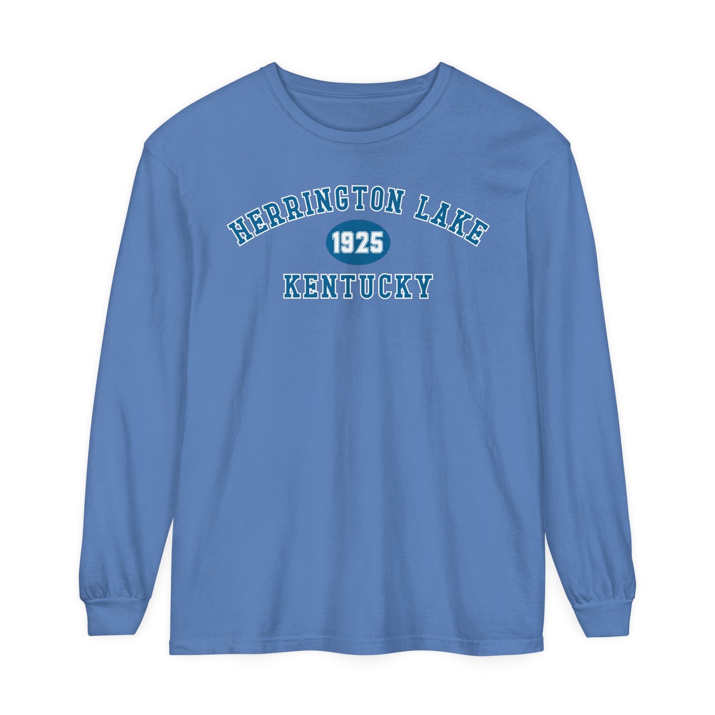Herrington Lake "Back To School" Collegiate Collection Garment-Dyed Premium Comfort Colors™ Long Sleeve T-Shirt