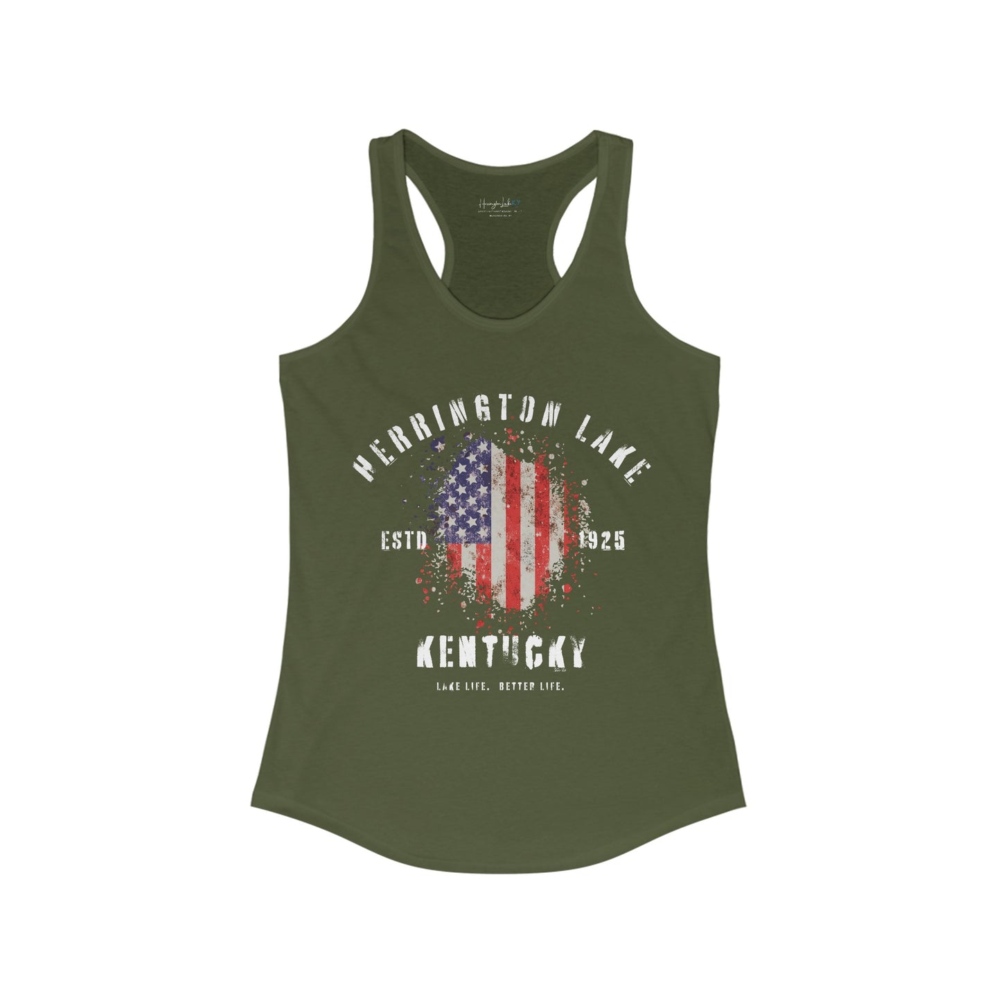 Herrington Lake Patriots Women's Racerback Tank