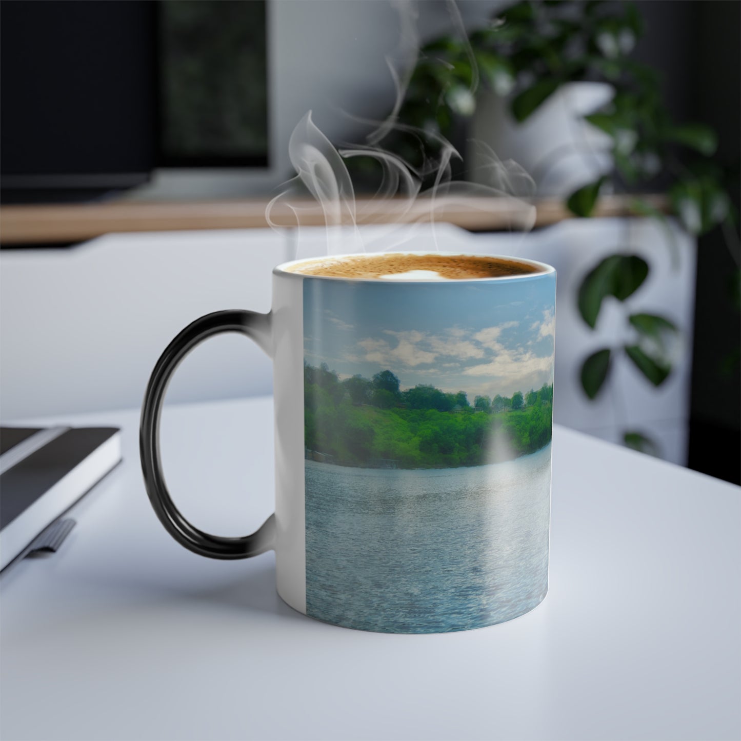 "Herrington LakeScape-1" Color Morphing Mug, 11oz