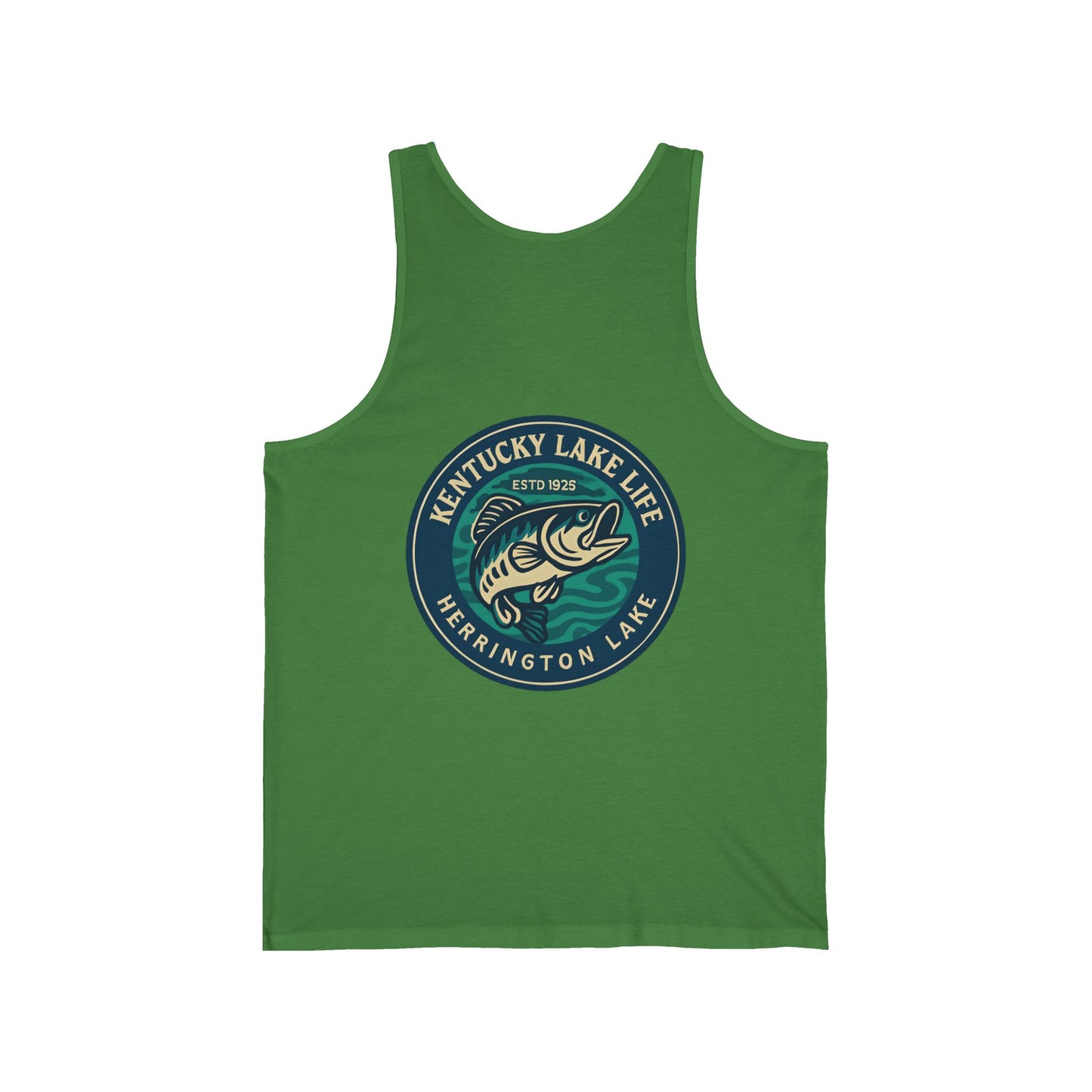 Herrington Lake Heritage Double-Side Printed Unisex Jersey Knit Cotton Tank
