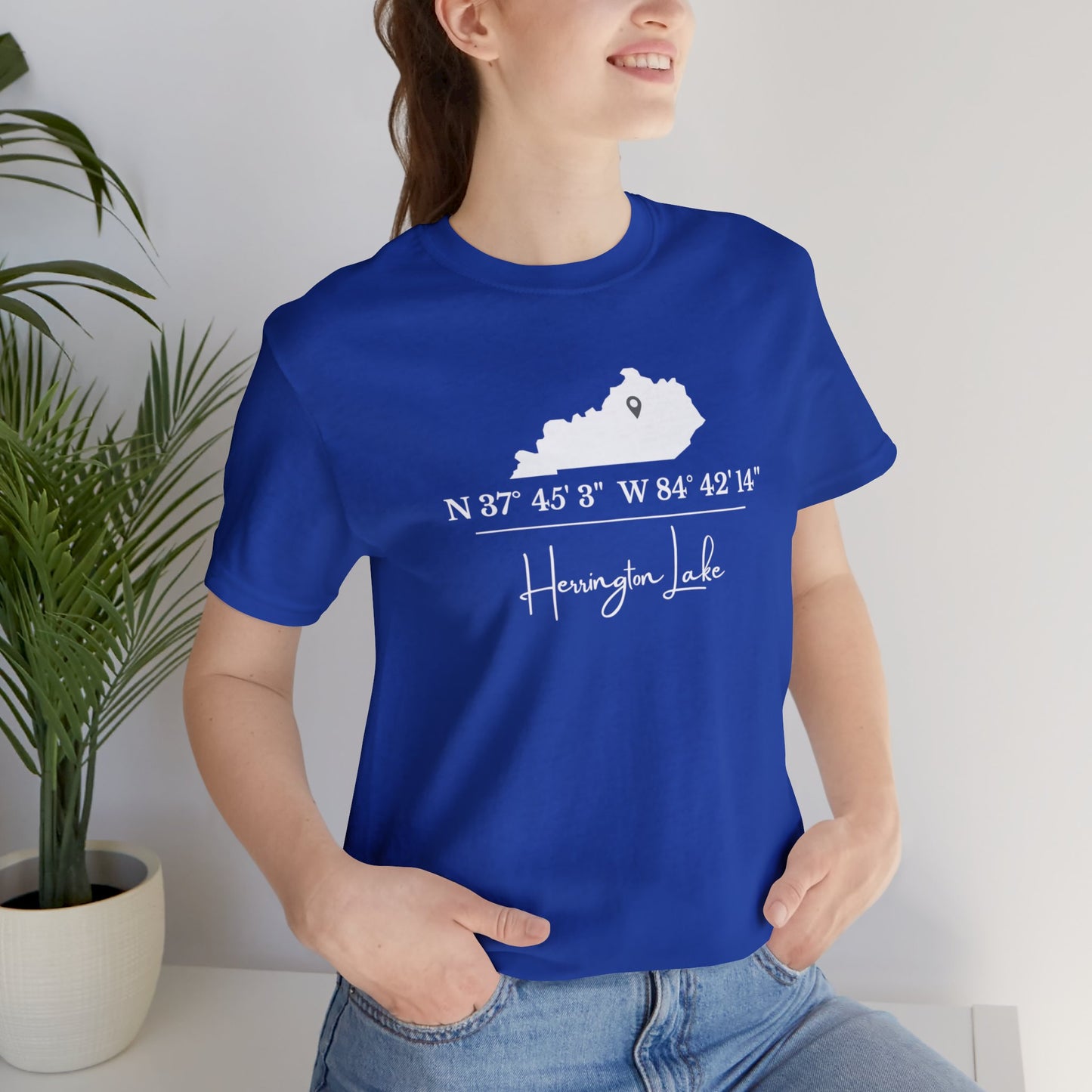 EXPRESS - Herrington Lake Coordinates Jersey Knit Cotton Short Sleeve Tee
