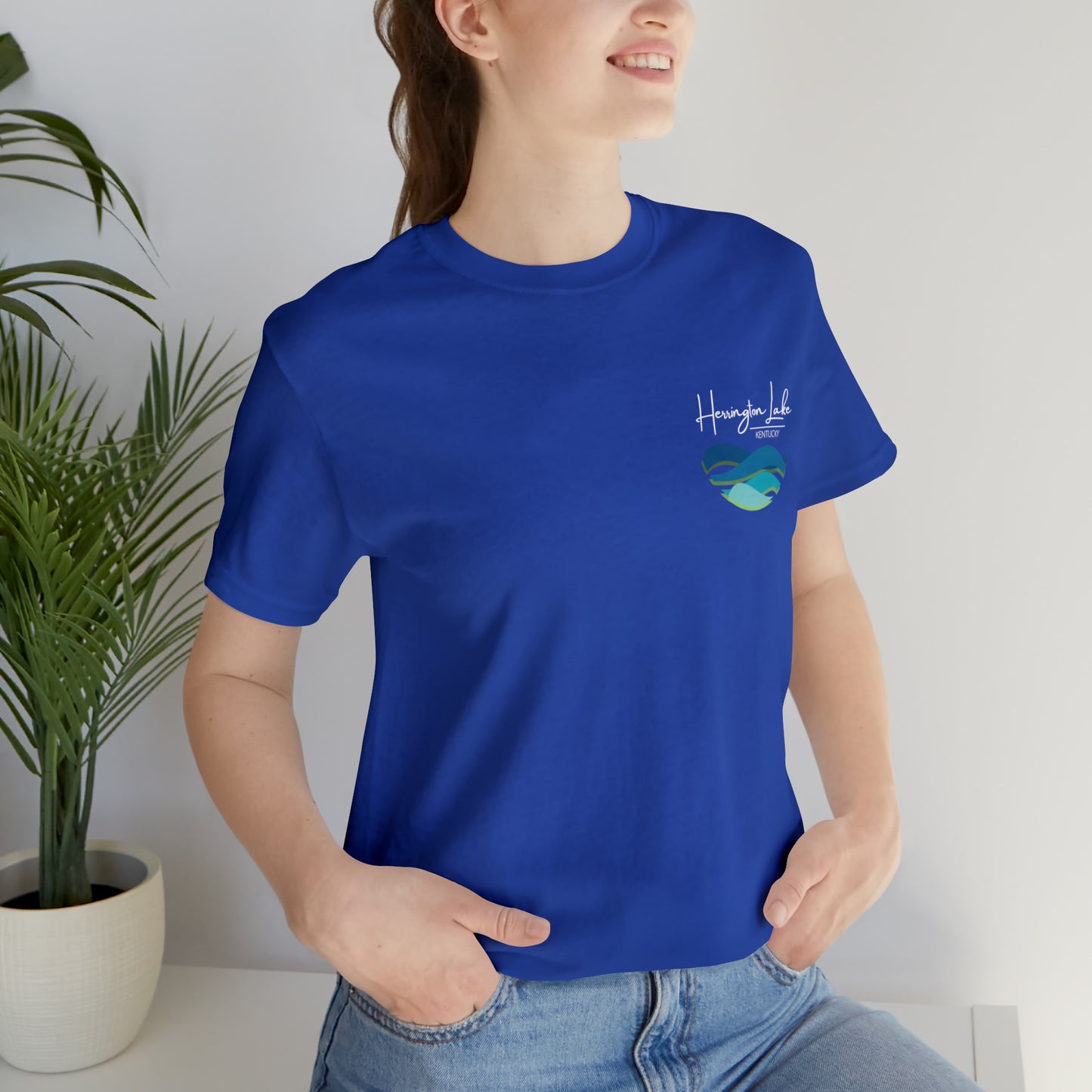 HerringtonLakeKY.com Logo Double-Sided Jersey Knit Tee