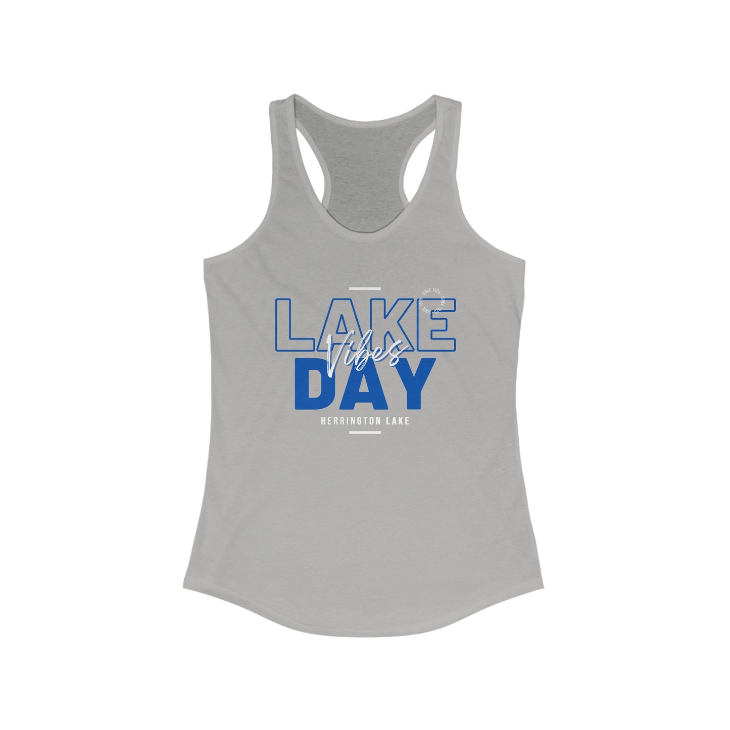 Lake Day Vibes Women's Ideal Racerback Tank