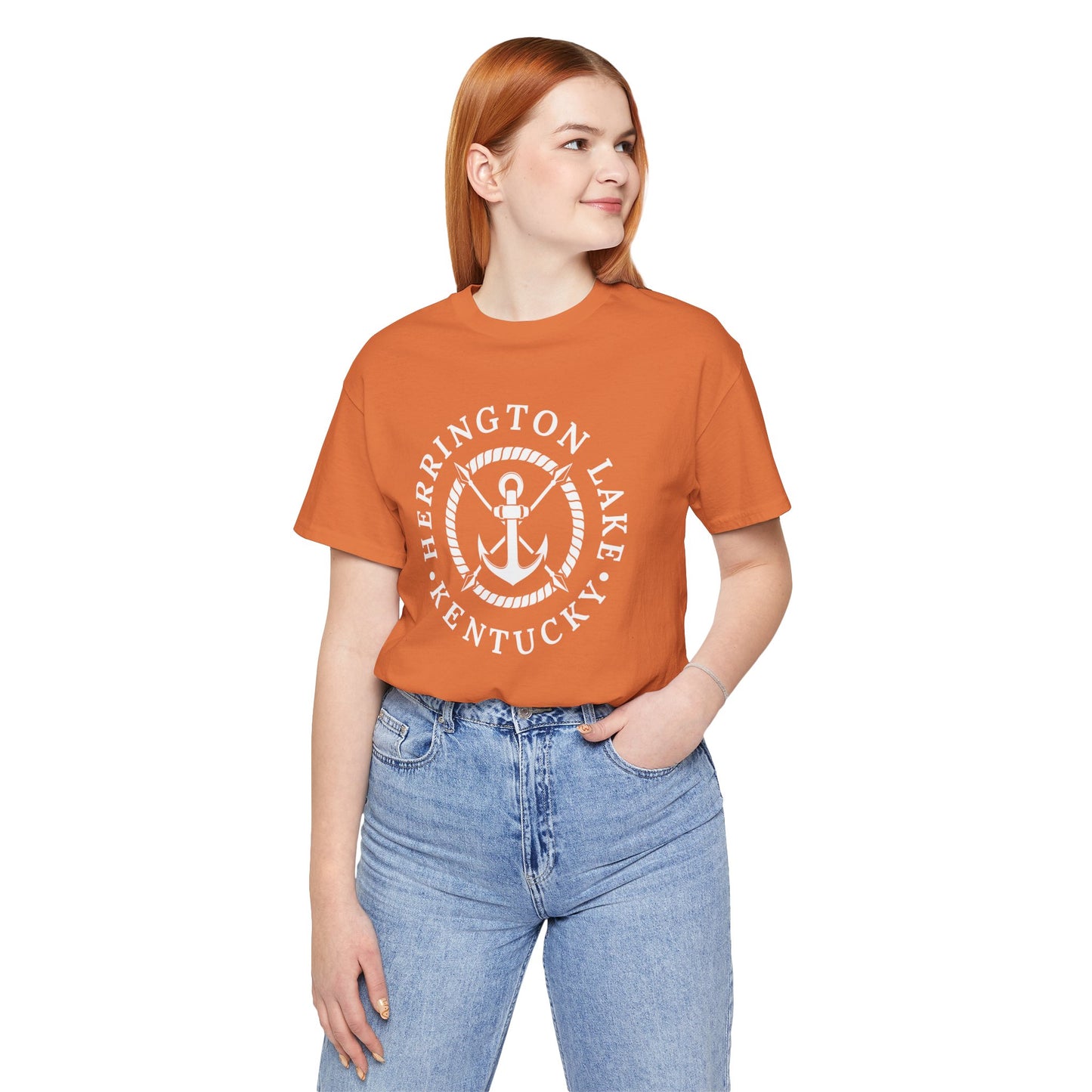 Herrington Lake Nautical Collection Anchor Jersey Knit Tee