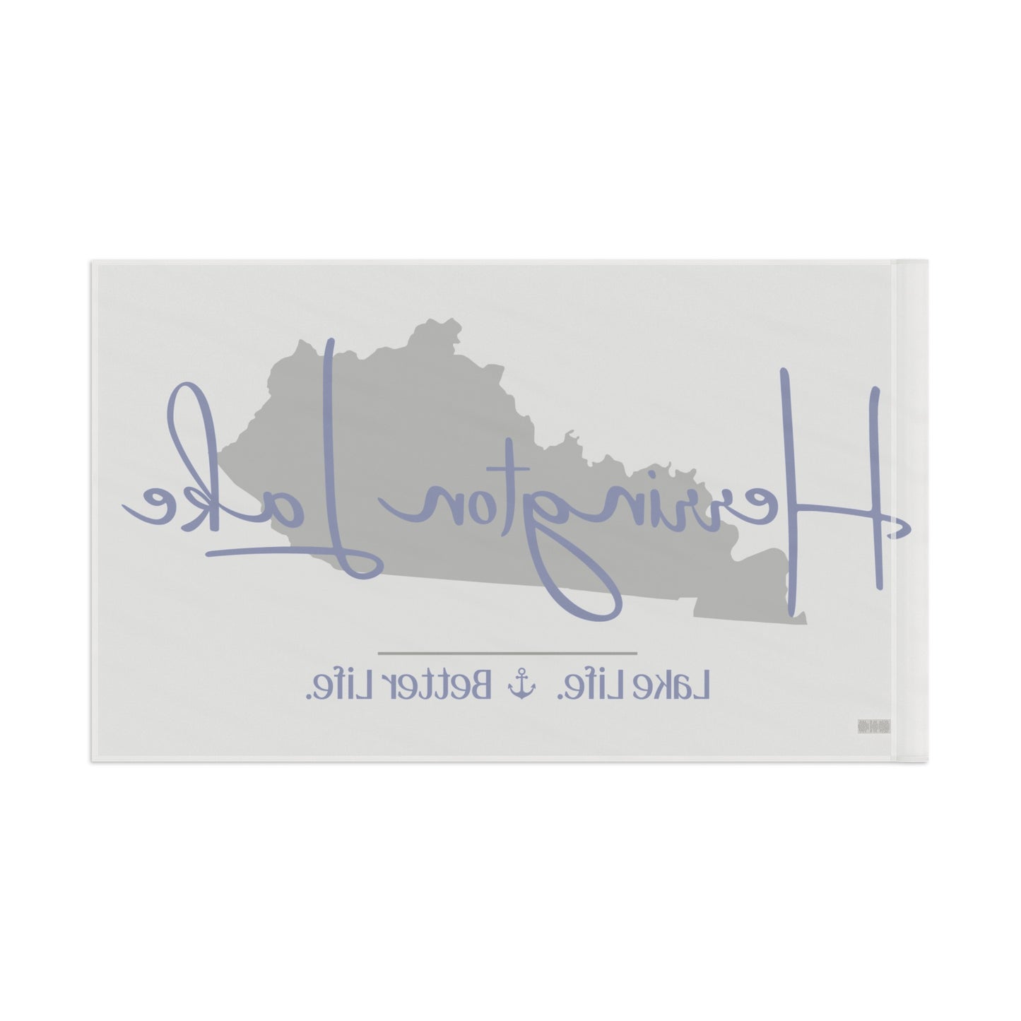 Herrington Lake Signature Collection Flag - White