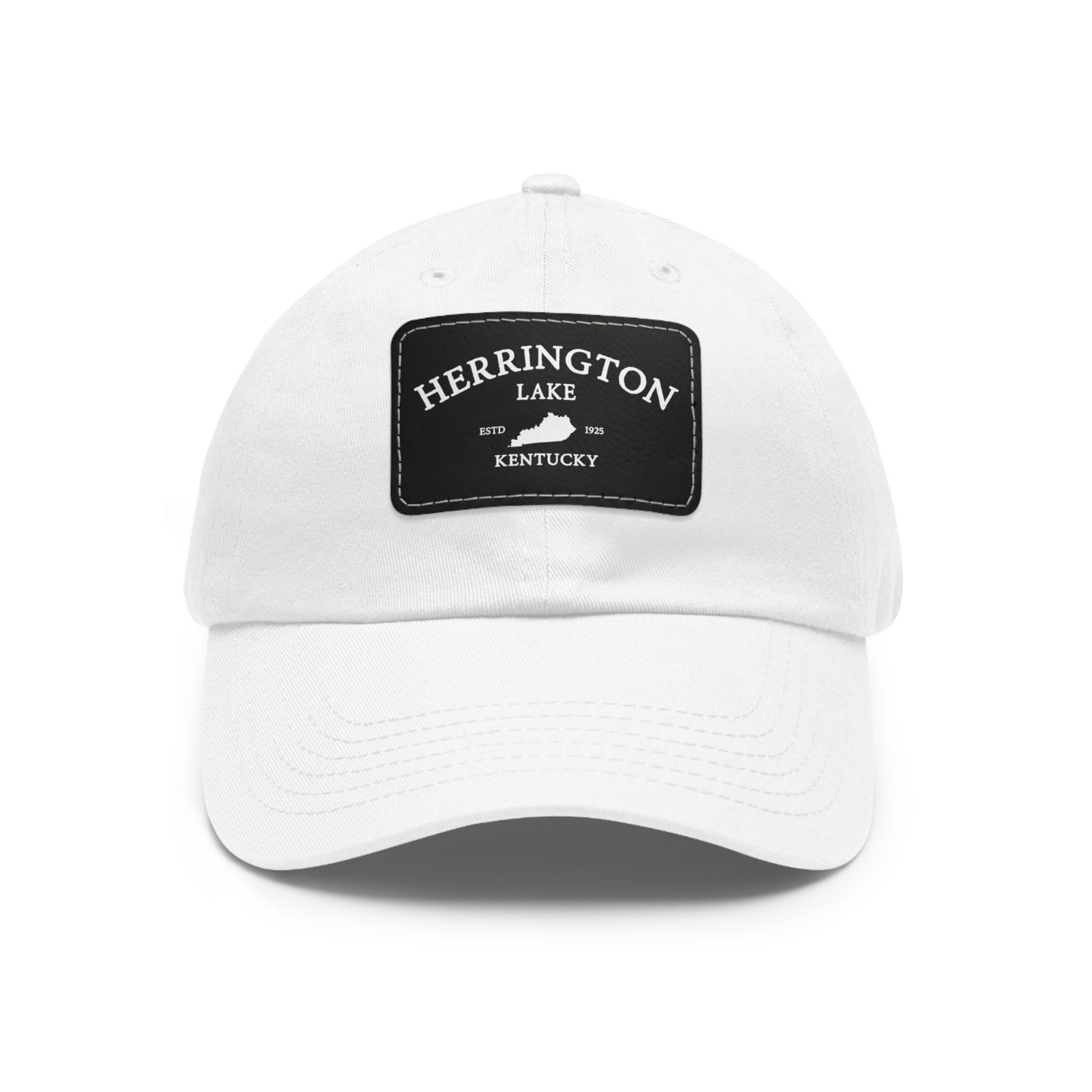 "Simply Herrington" Collection Dad Hat with Leather Patch