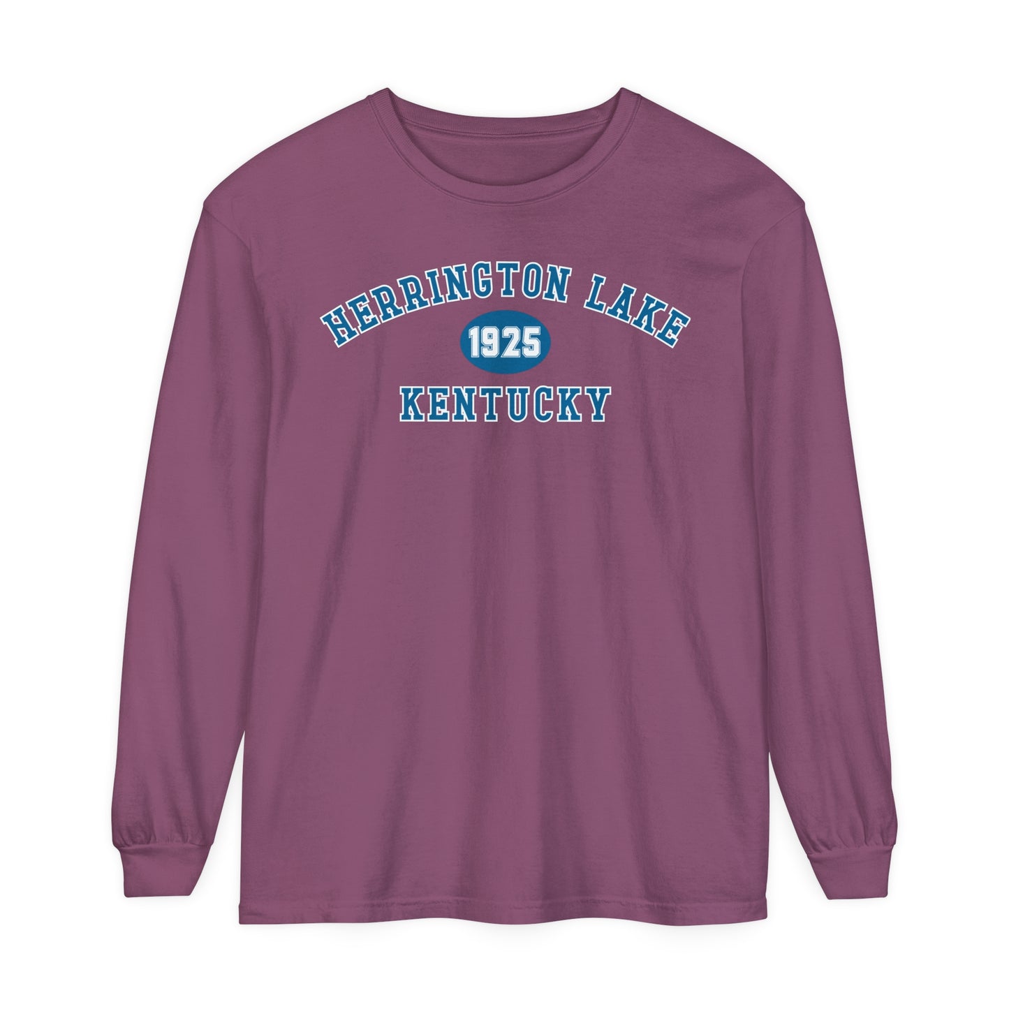 Herrington Lake "Back To School" Collegiate Collection Garment-Dyed Premium Comfort Colors™ Long Sleeve T-Shirt