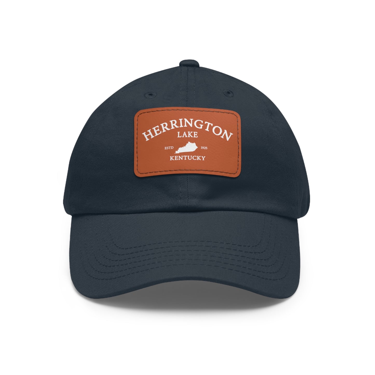 "Simply Herrington" Collection Dad Hat with Leather Patch
