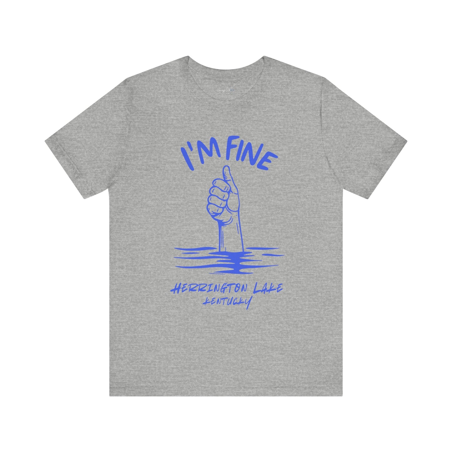 "I'm FINE!" Iconica Collection Jersey Knit Cotton Tee (Includes HLCL Donation)
