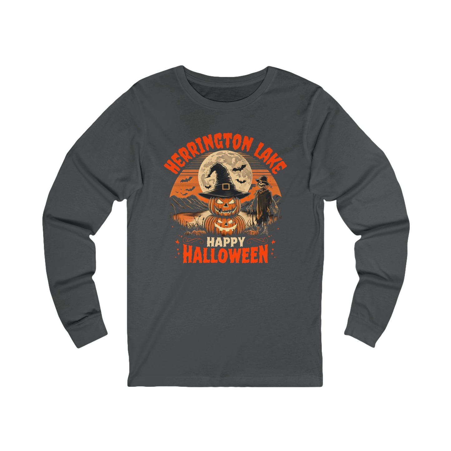 Herrington Lake Halloween 2025 Collector's Edition Unisex Jersey Long Sleeve Tee
