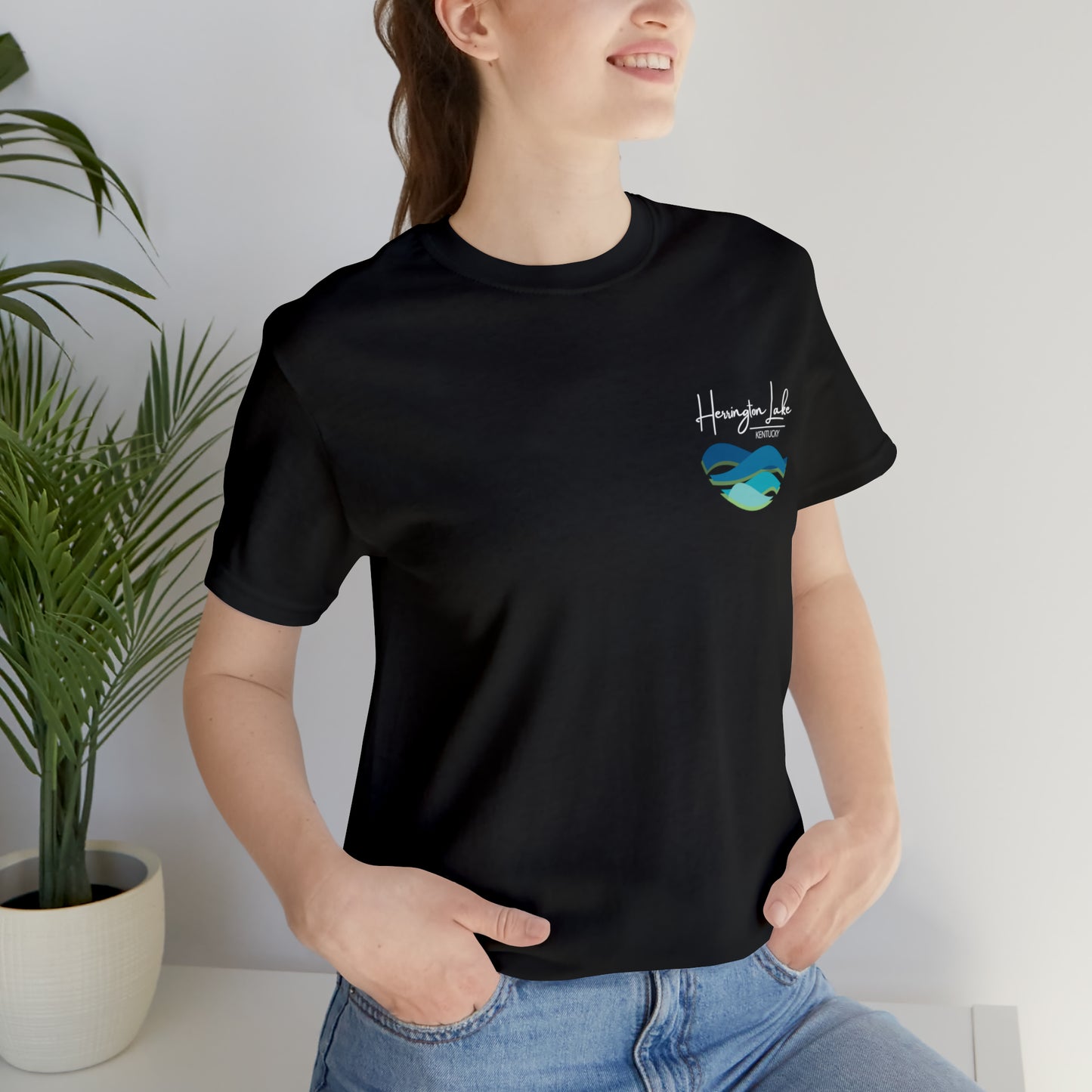 HerringtonLakeKY.com Logo Double-Sided Jersey Knit Tee