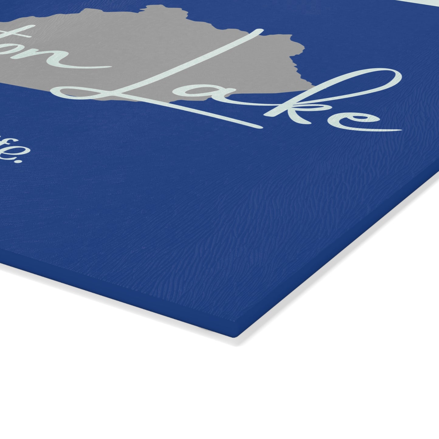 Herrington Lake Signature Collection Glass Cutting Board - Dark Blue