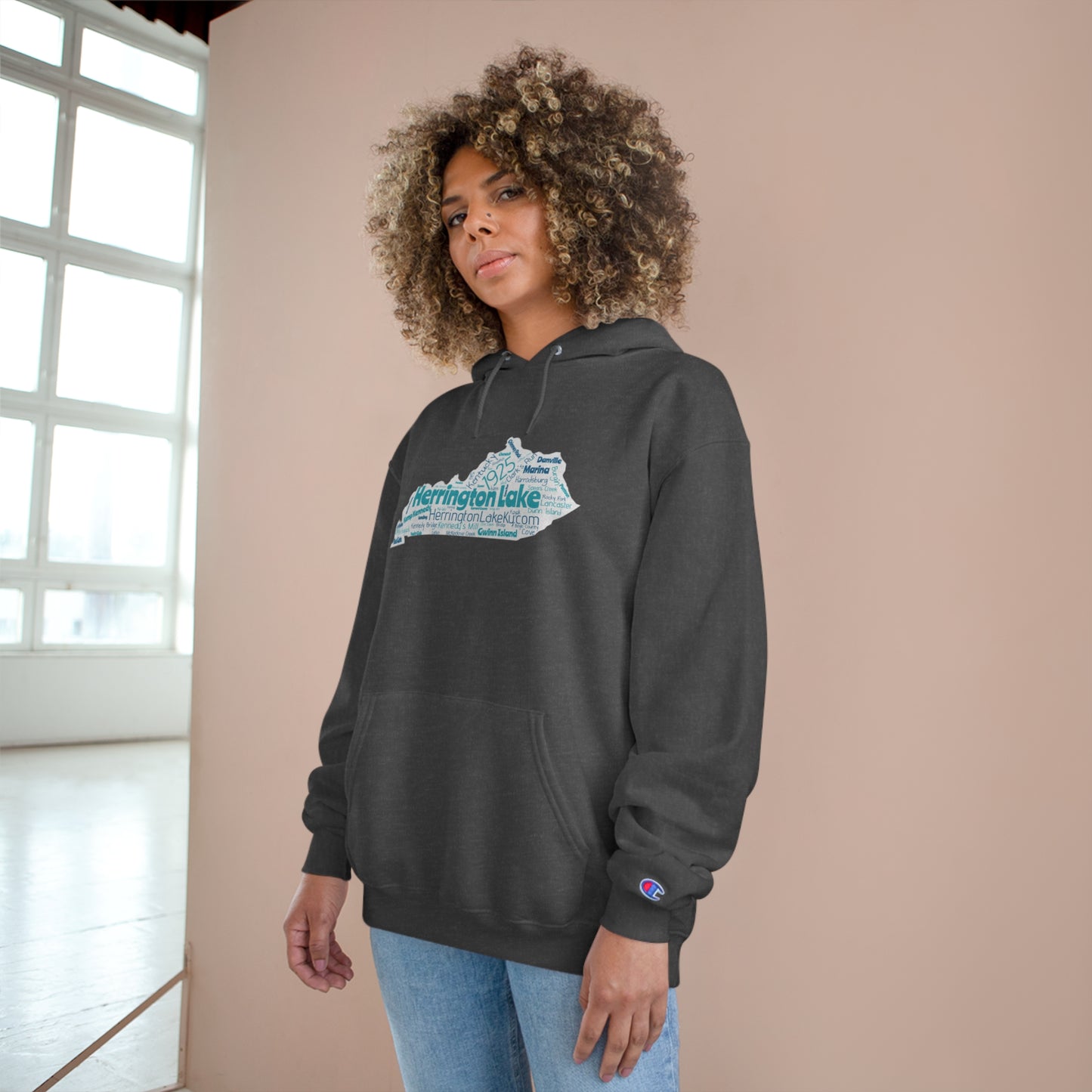 Champion™ Herrington Lake Kentucky WordCloud Hoodie
