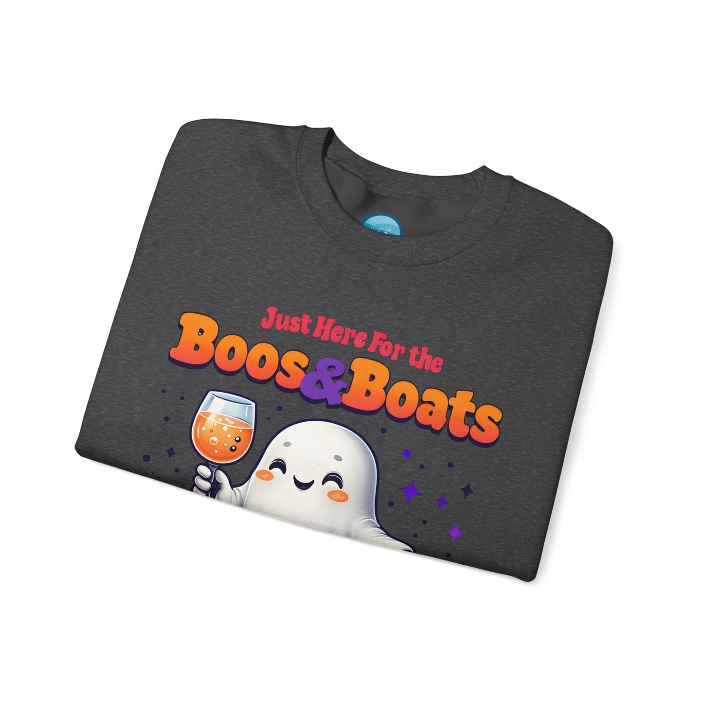 "Just Here For The Booze & Boats" Heavy Blend™ Crewneck Sweatshirt