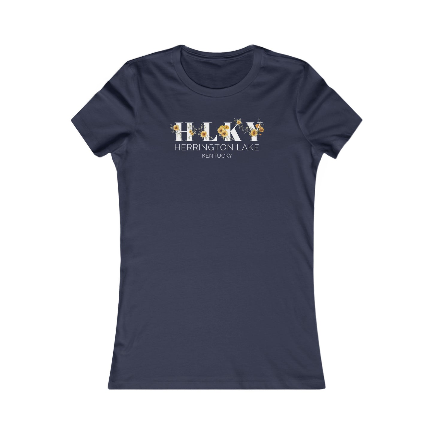 HLKY Collection Sunflowers Women's Favorite Cotton Tee