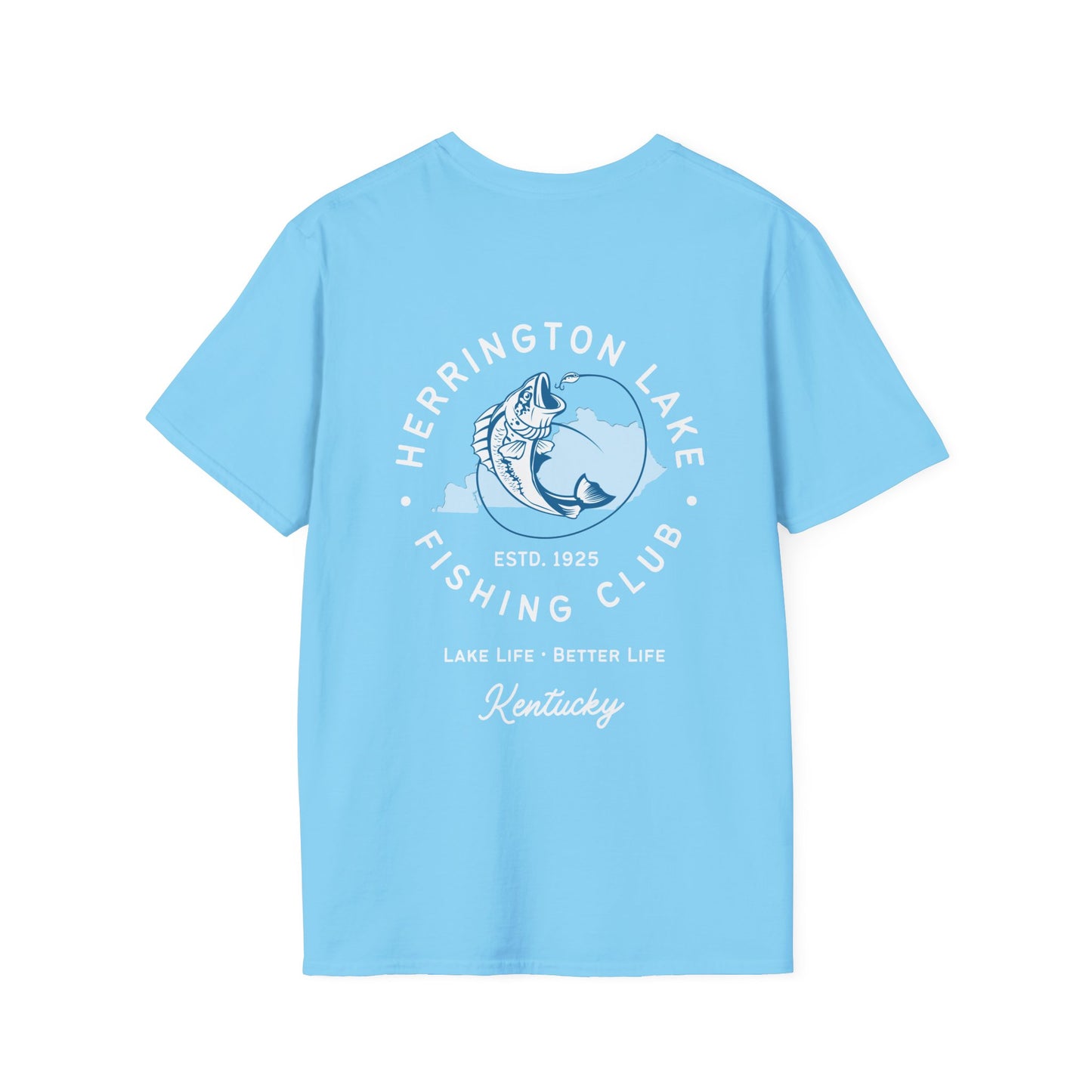 HLKY Fishing Club Soft Ringspun Cotton Double-Sided Tee