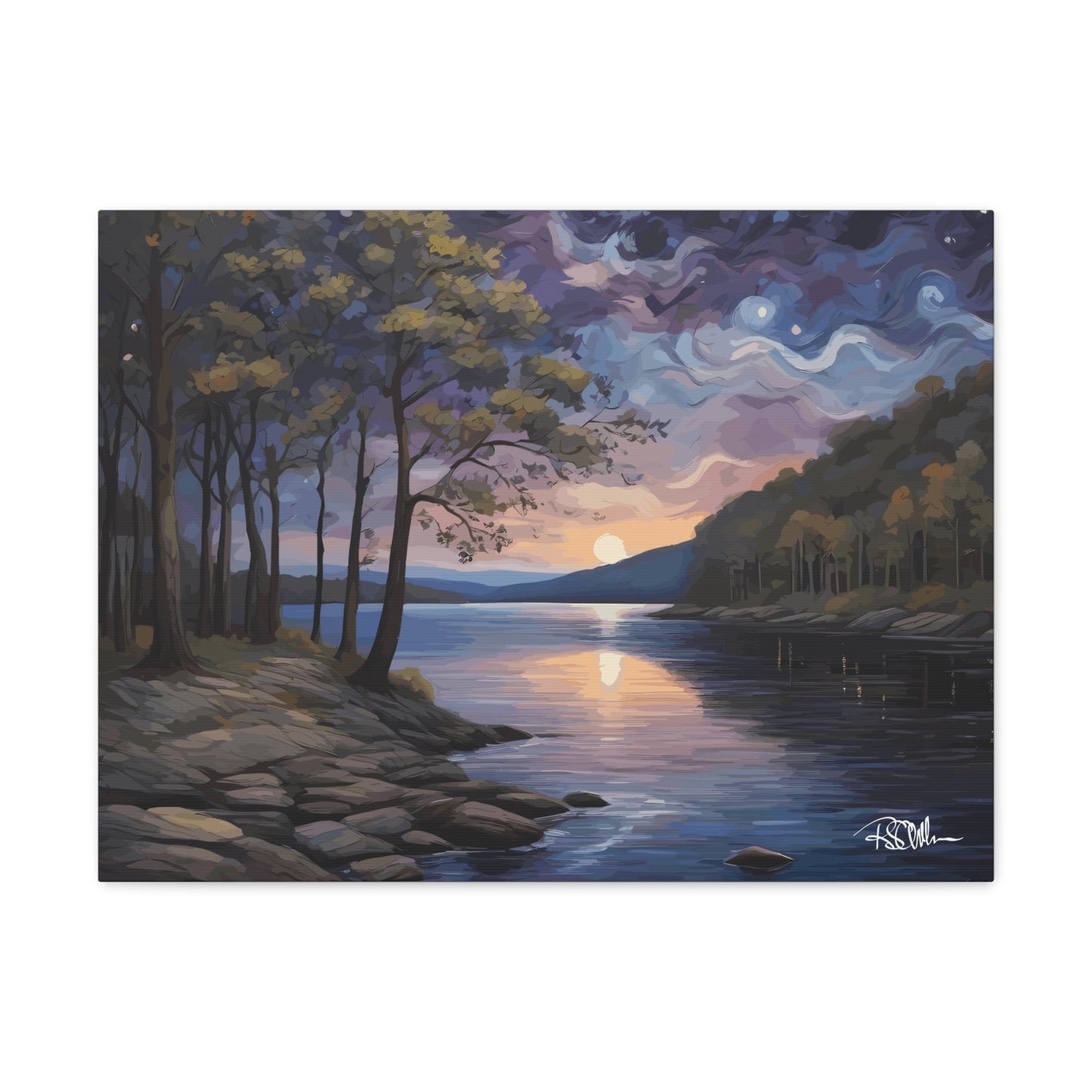 "The Coming of Night" Canvas Gallery Wrap