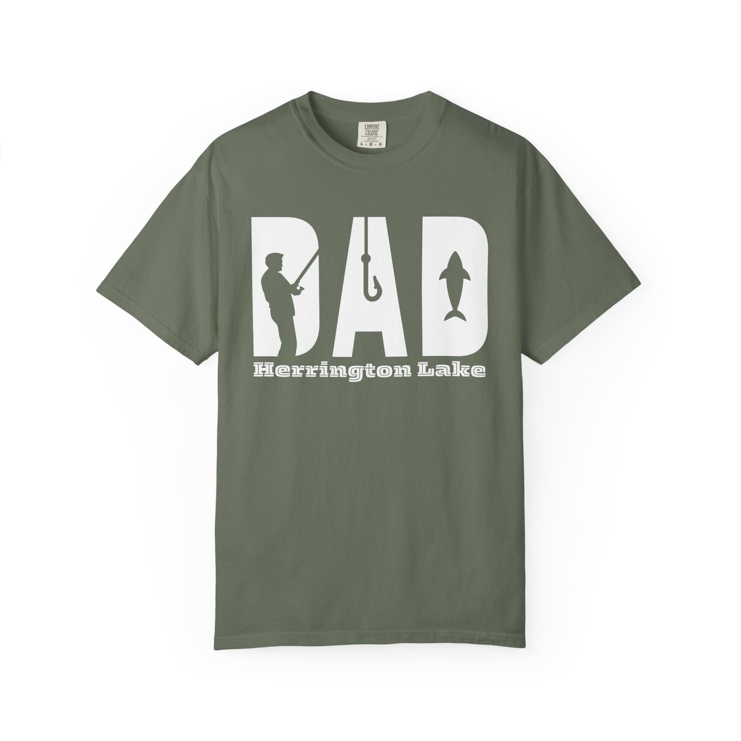 "Dad's Best Fishin Shirt" Premium Garment-Dyed Comfort Colors TShirt