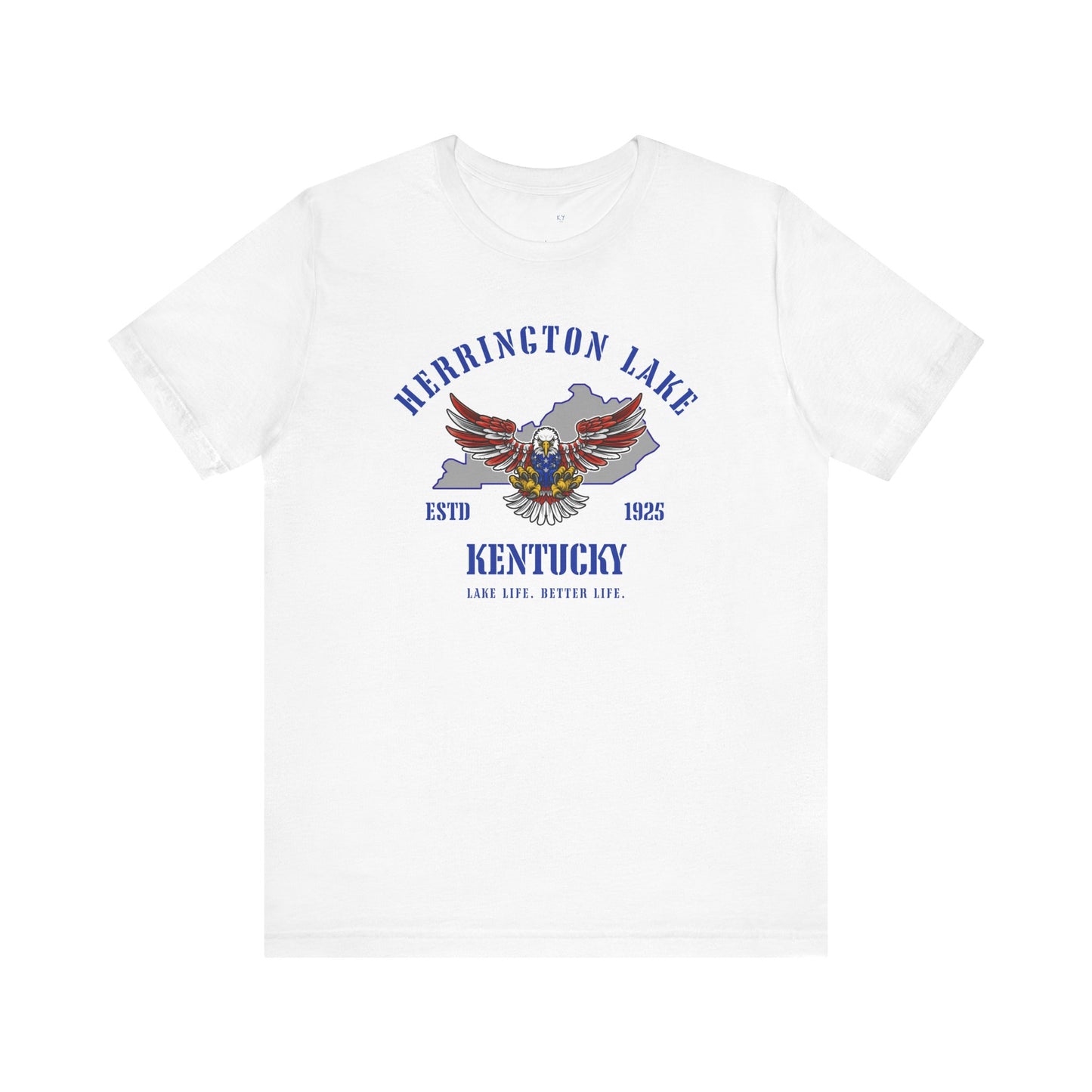 "Screaming Eagle" Herrington Lake Patriots Collection Jersey Knit Cotton Tee