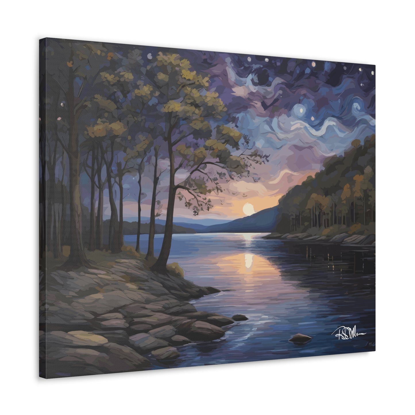 "The Coming of Night" Canvas Gallery Wrap