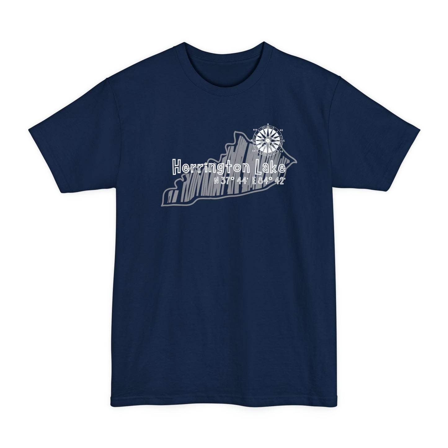 Herrington Lake Cabin Sketch Tall Hanes Beefy-T® T-Shirt