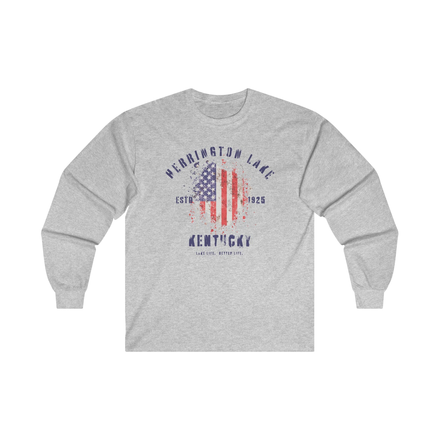 Herrington Lake Patriots Ultra Cotton Long Sleeve Tee