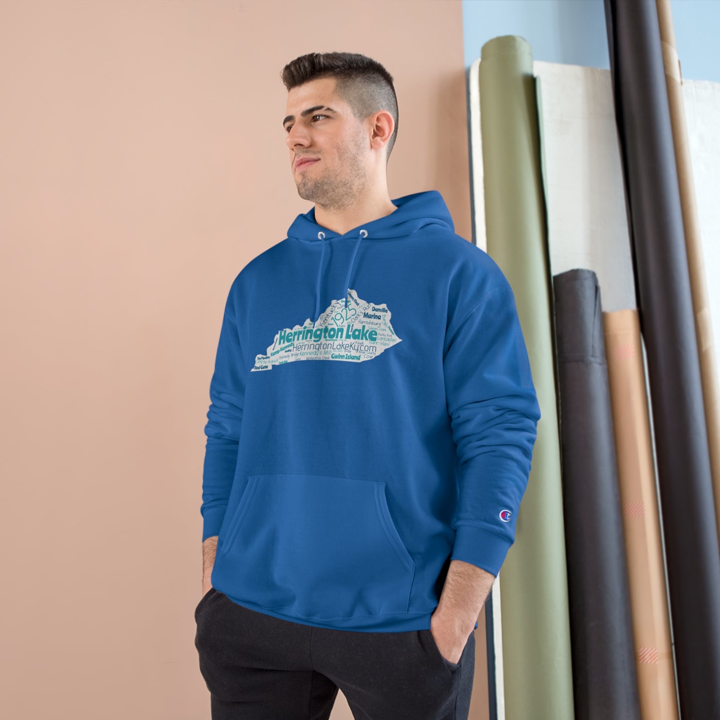 Champion™ Herrington Lake Kentucky WordCloud Hoodie
