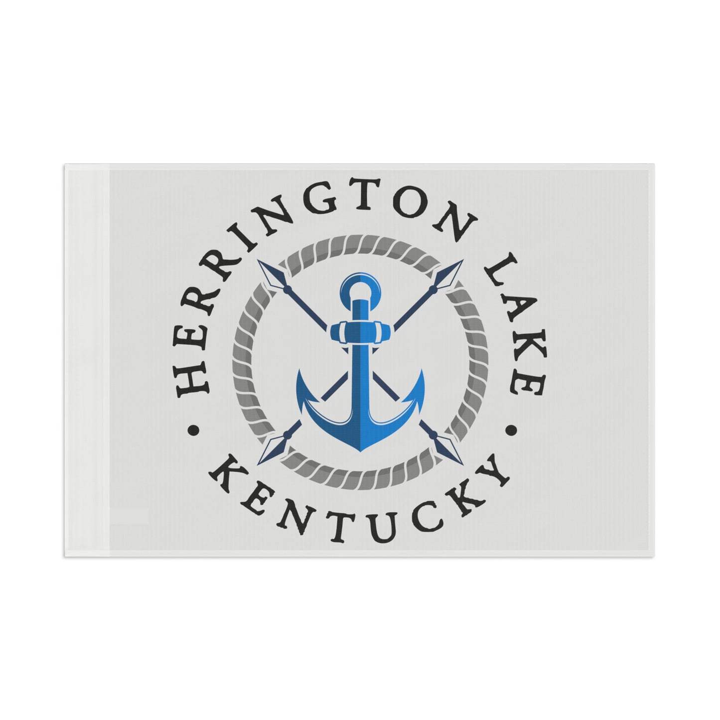 Herrington Lake Nautical Collection Flag - White