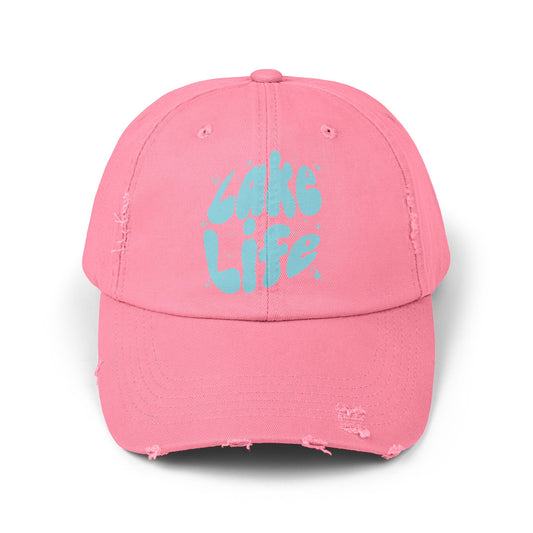 Herrington Lake Life Unisex Distressed Cap