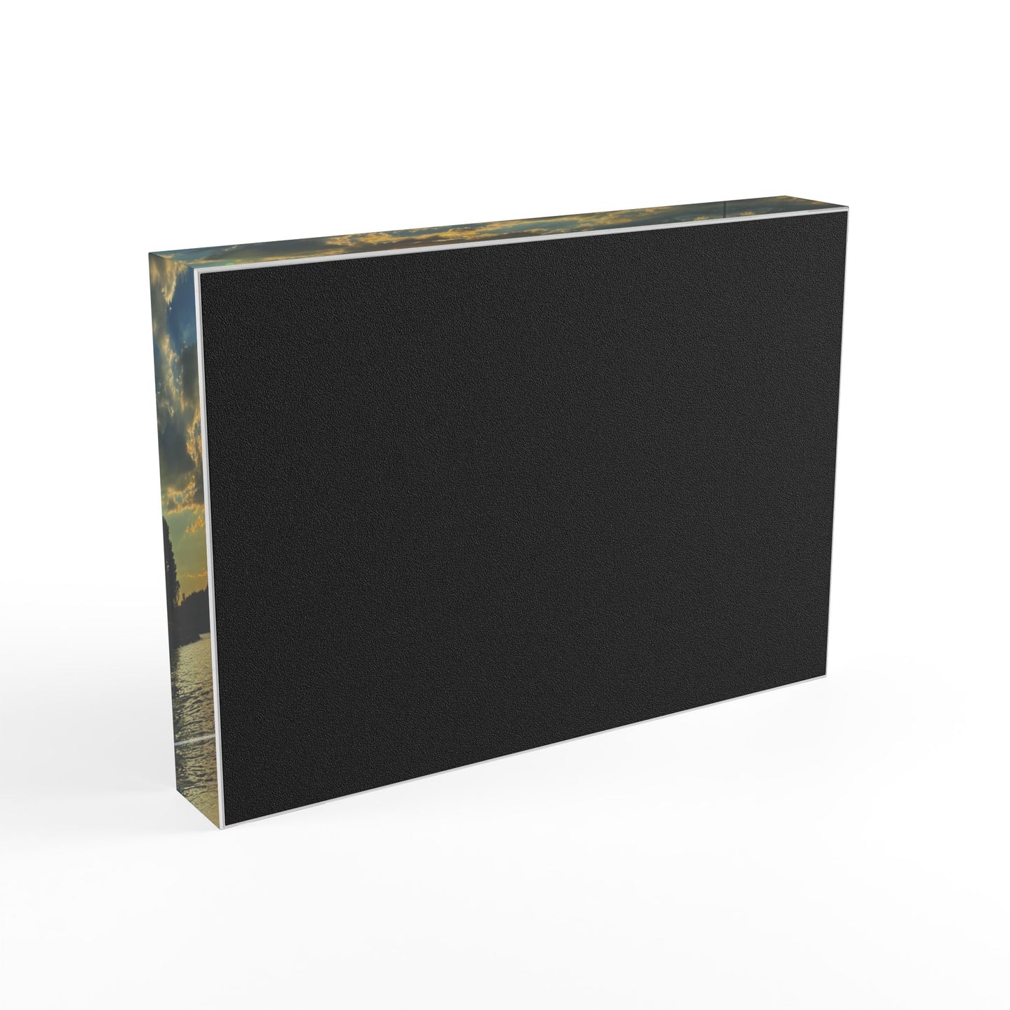 "Summer Sunset on Herrington -1" Acrylic Photo Block