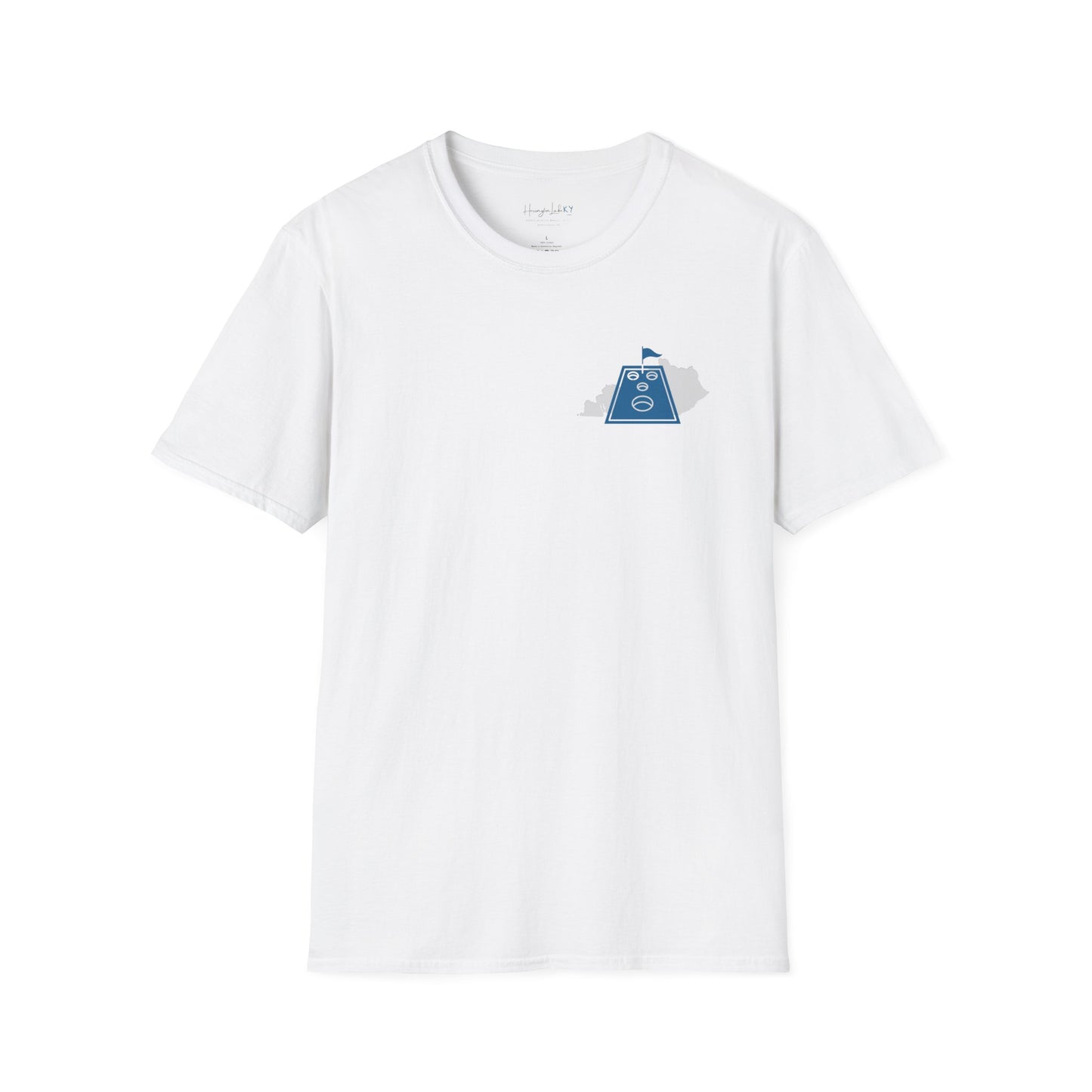 HLKY Cornhole Club Soft Ringspun Cotton Double-Sided Tee