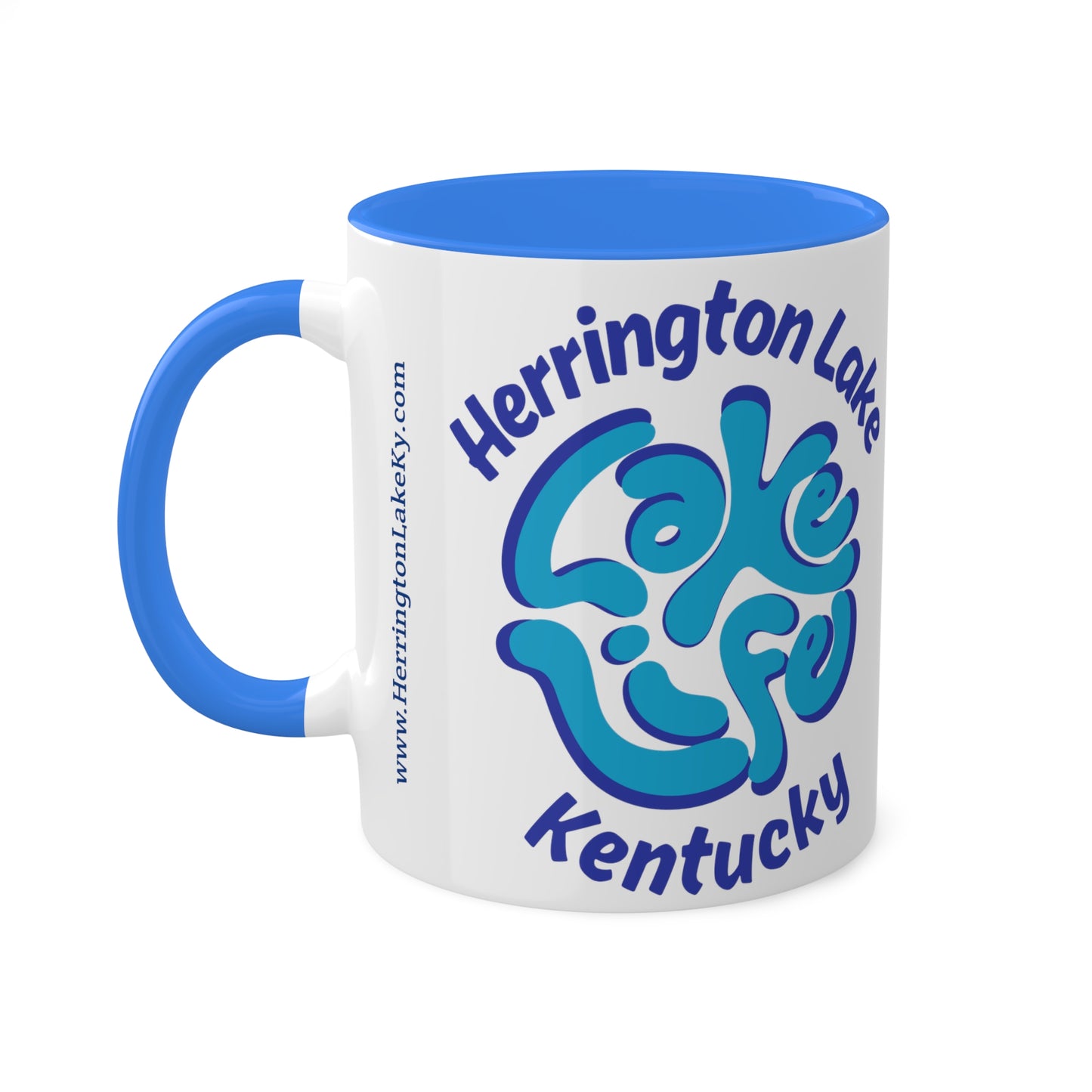 Herrington "Lake Life" Colorful Accent Mugs, 11oz