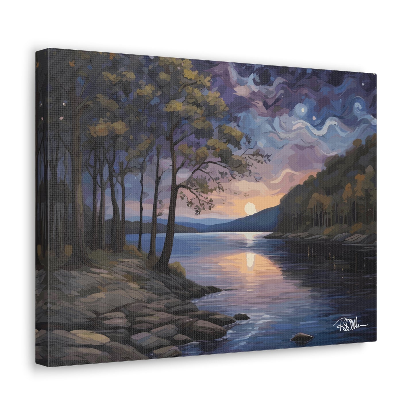 "The Coming of Night" Canvas Gallery Wrap