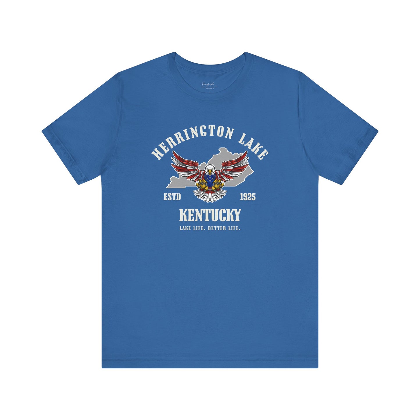 "Screaming Eagle" Herrington Lake Patriots Collection Jersey Knit Cotton Tee