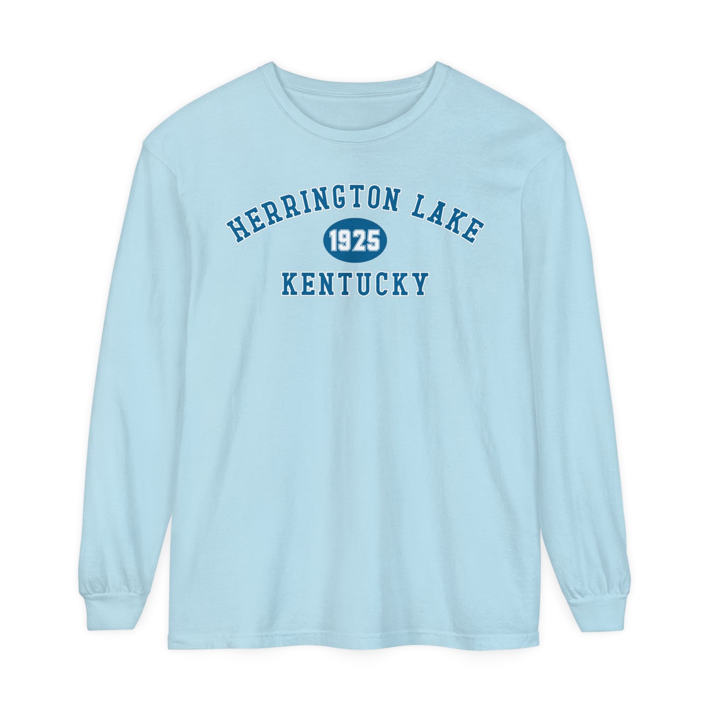 Herrington Lake Spring Pastel Collegiate Collection Garment-Dyed Premium Comfort Colors™ Long Sleeve T-Shirt