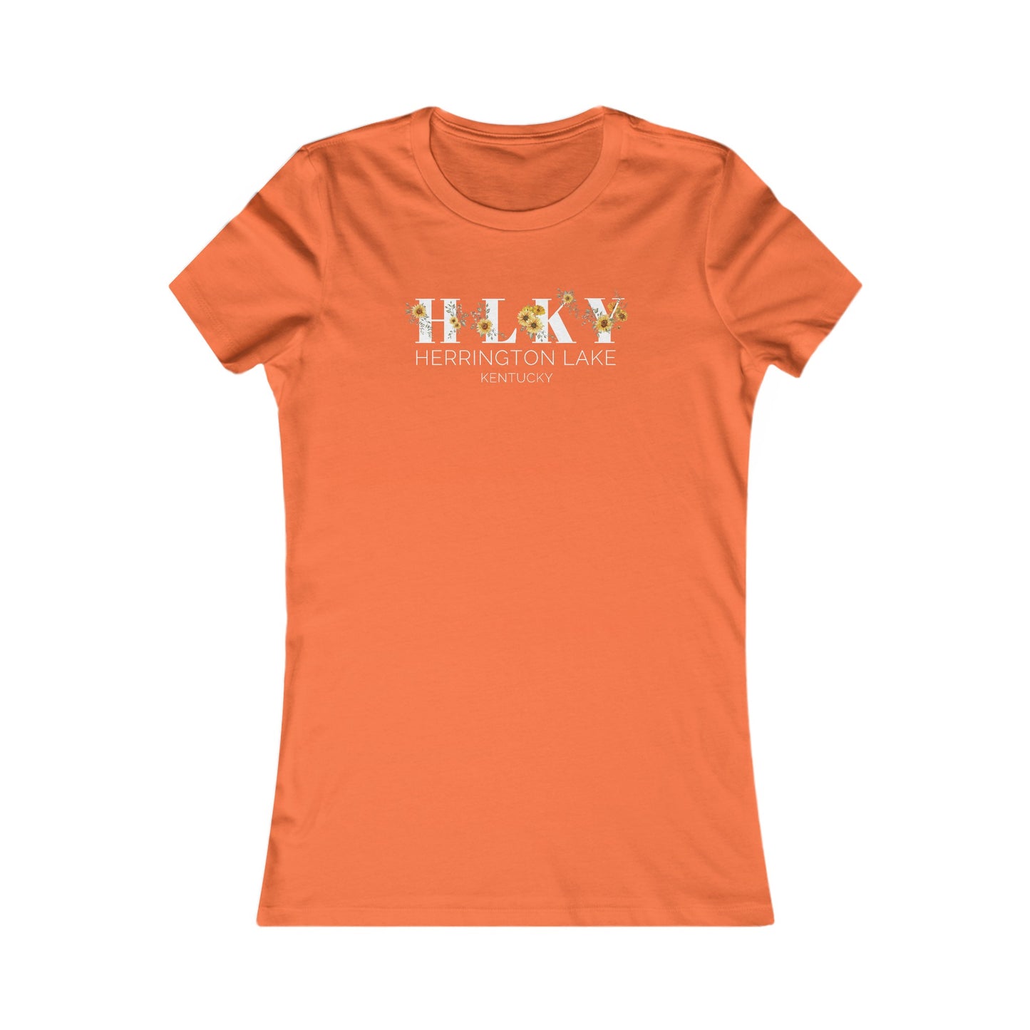 HLKY Collection Sunflowers Women's Favorite Cotton Tee